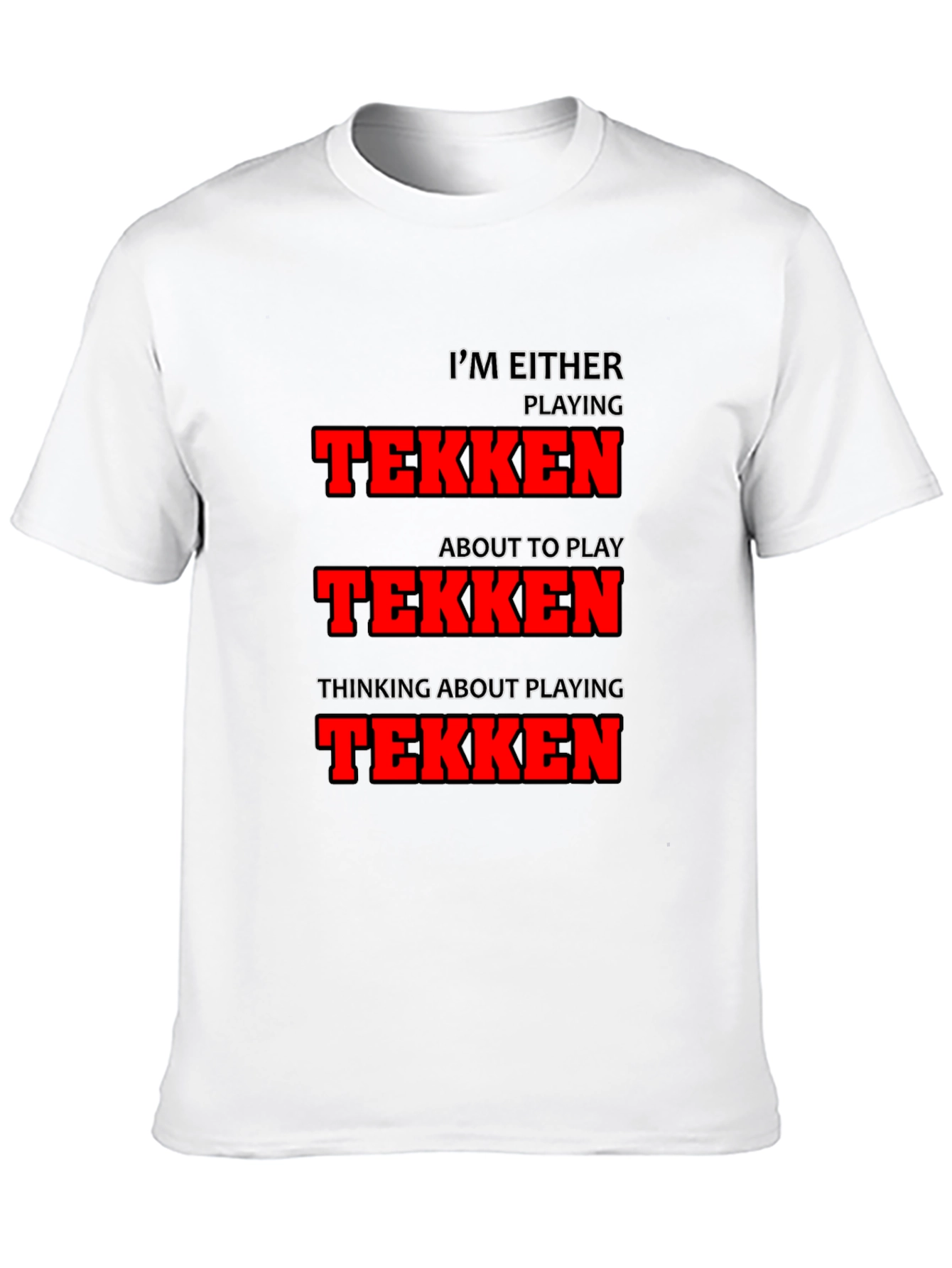 Camiseta Tekken - Jugando Pensando ¡Siempre Tekken!