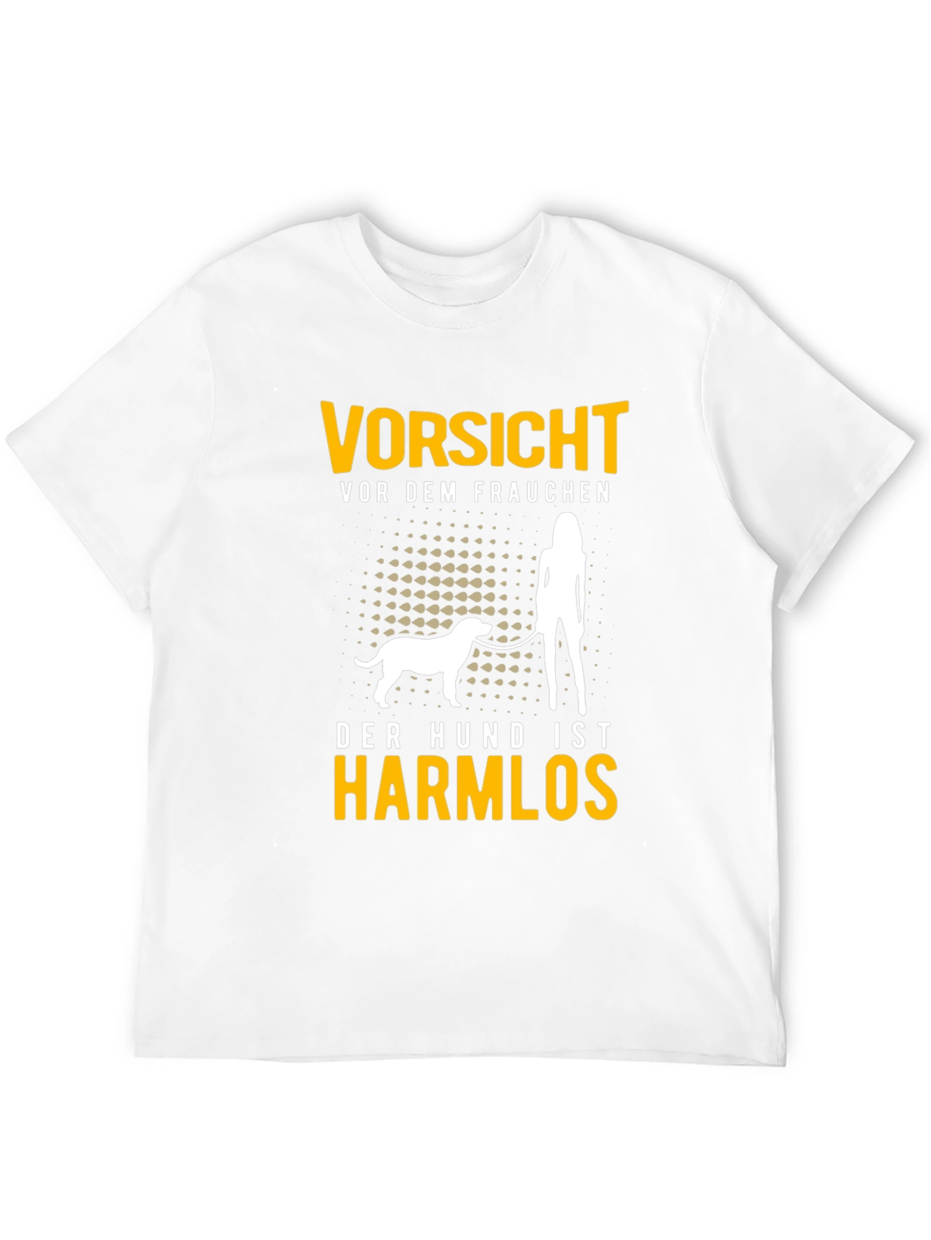 Camiseta Negra con Diseño de Perro Inocente