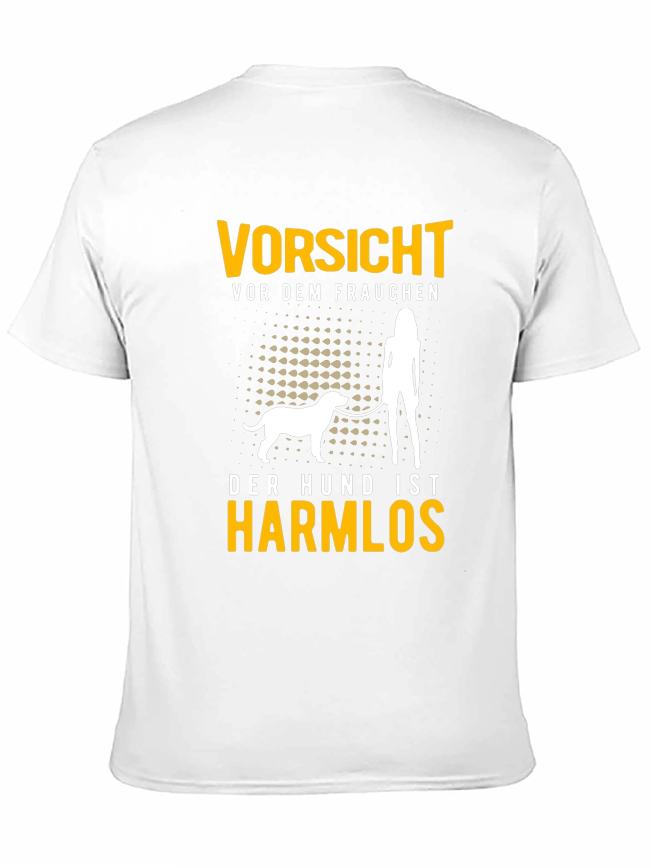 Camiseta Negra con Diseño de Perro Inocente