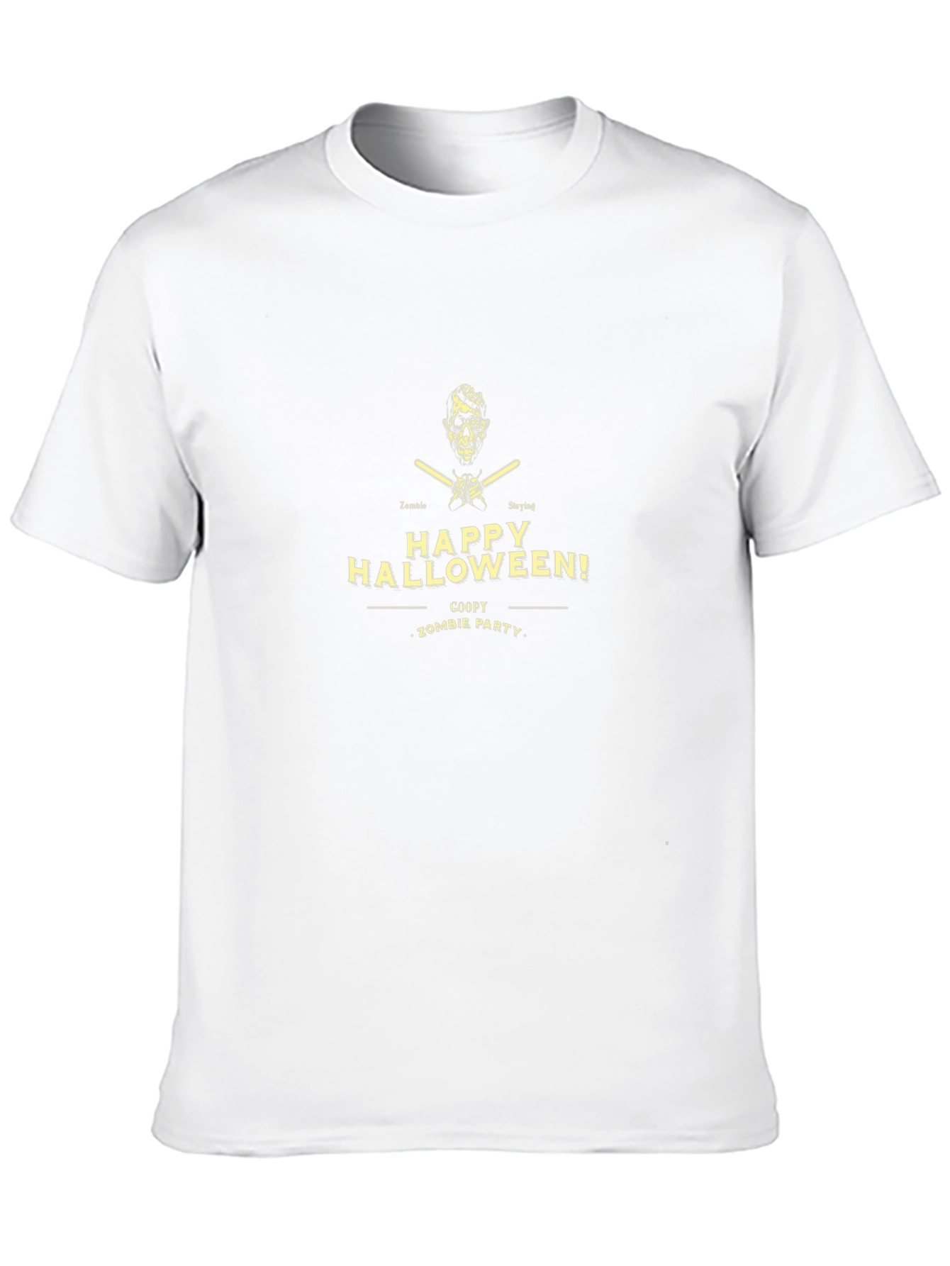 Camiseta Negra Happy Halloween Zombie Party
