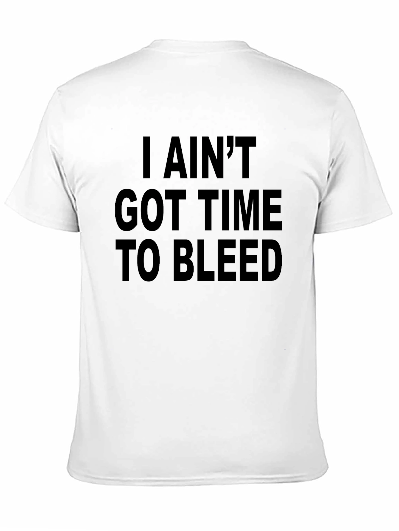 Camiseta Negra: No Tengo Tiempo Para Sangrar
