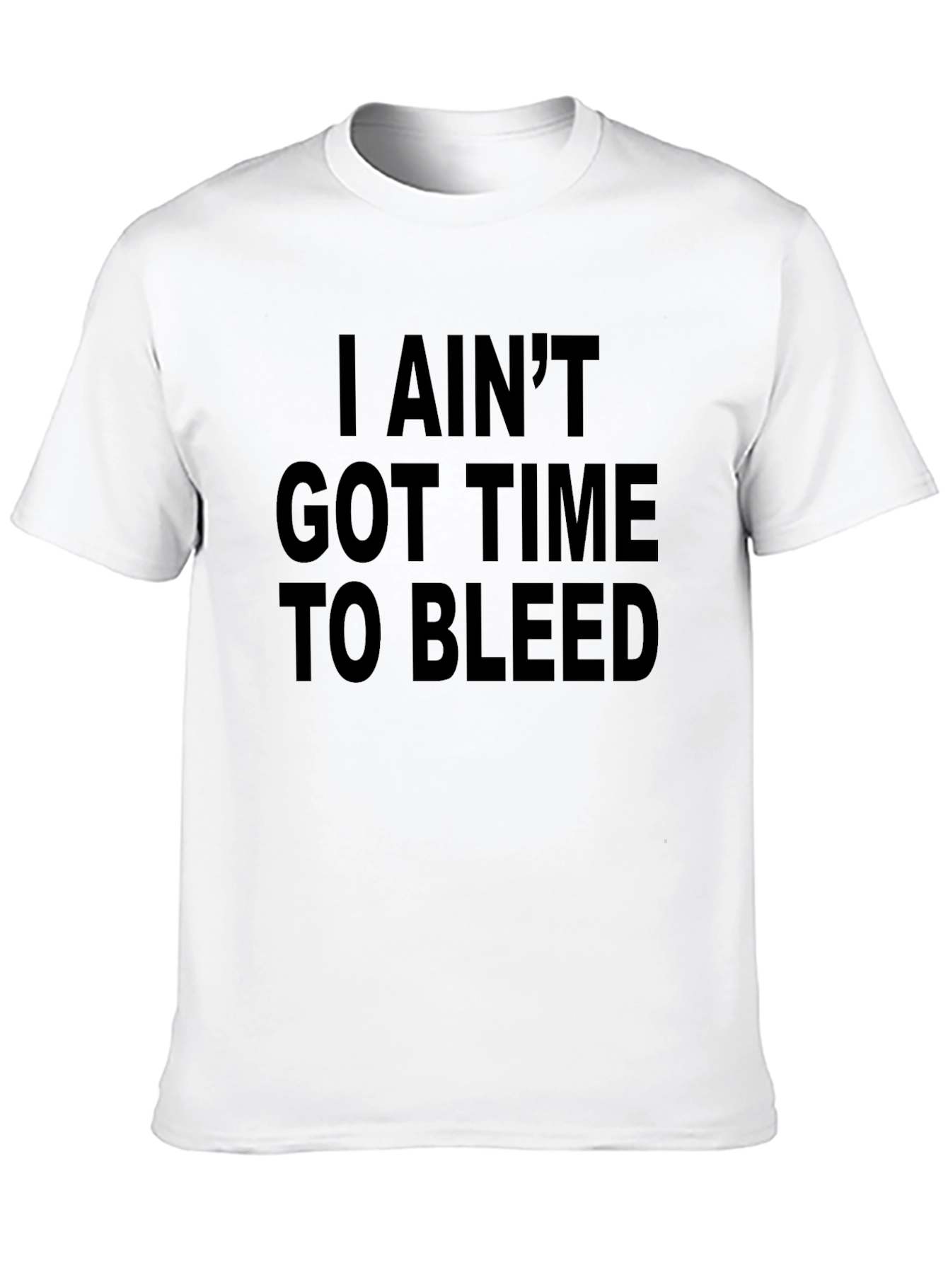 Camiseta Negra: No Tengo Tiempo Para Sangrar