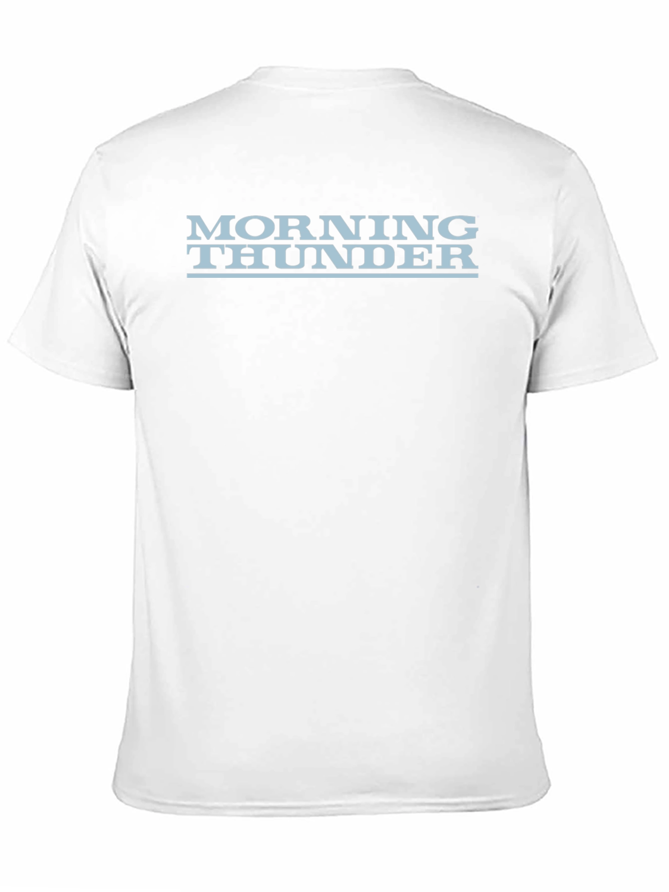 Camiseta Negra Morning Thunder Casual Hombre