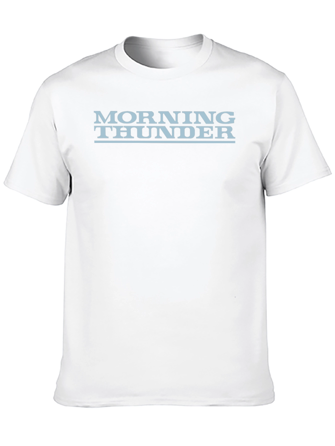 Camiseta Negra Morning Thunder Casual Hombre