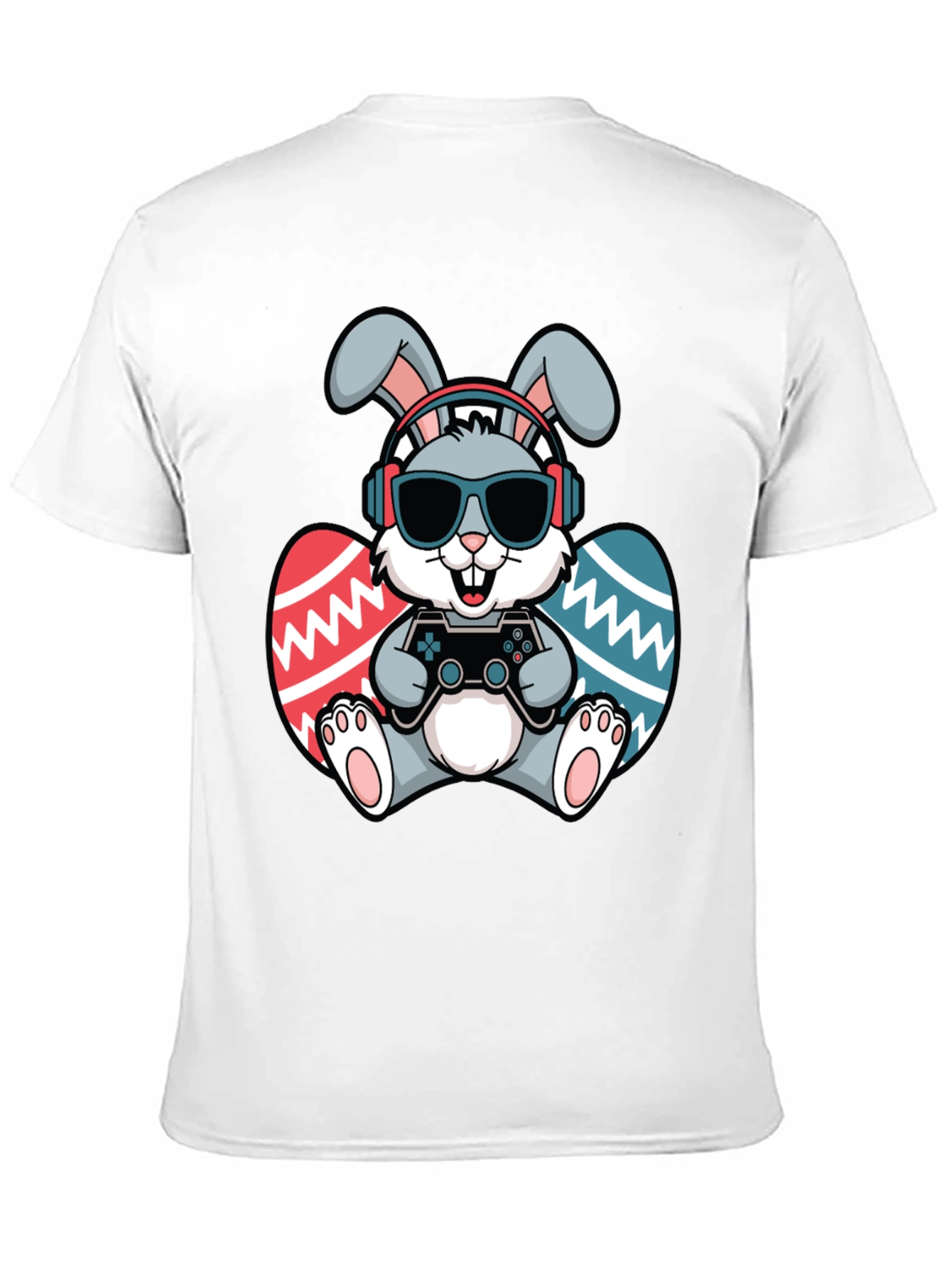 Camiseta Conejo Gamer de Pascua
