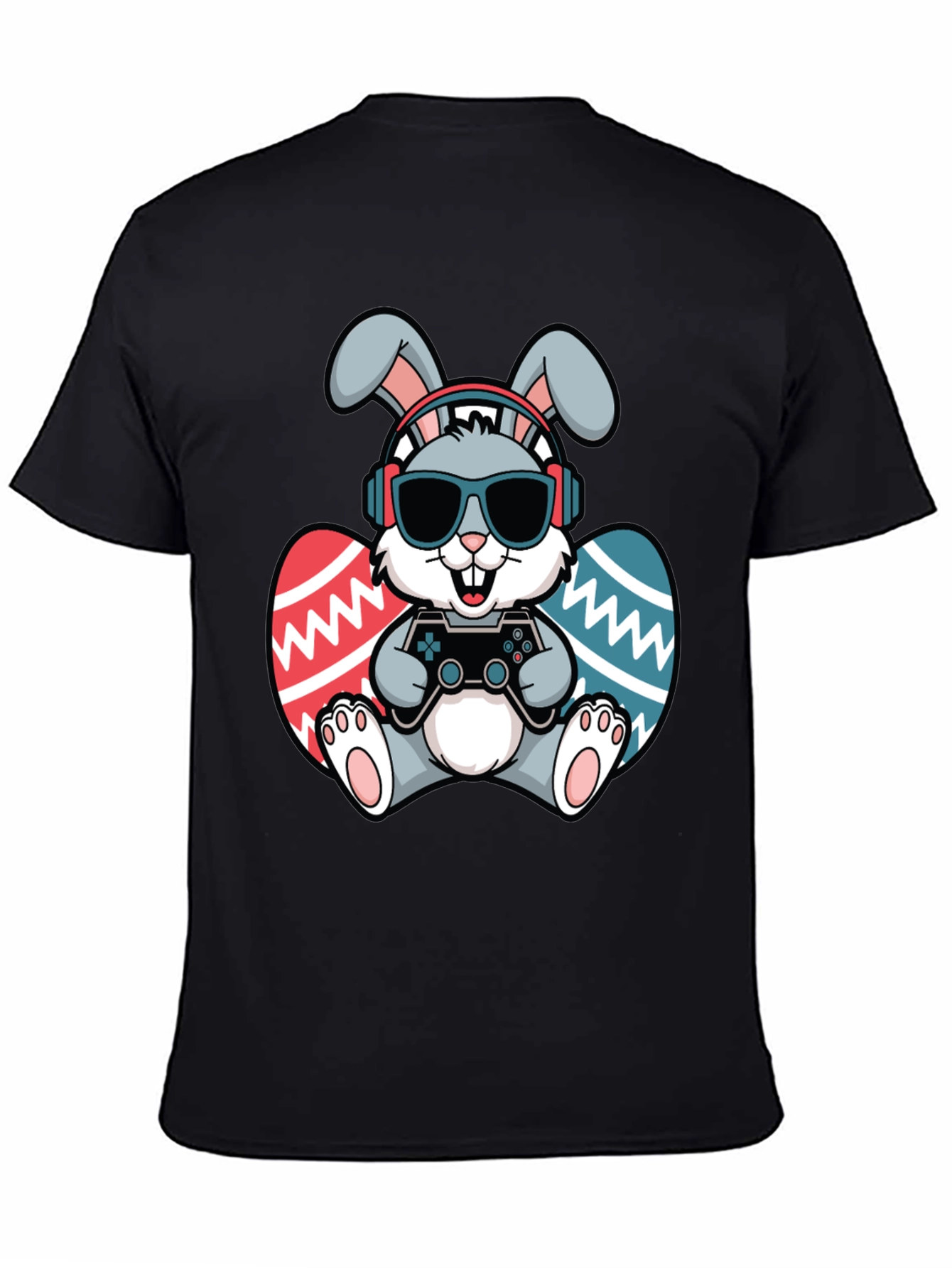 Camiseta Conejo Gamer de Pascua