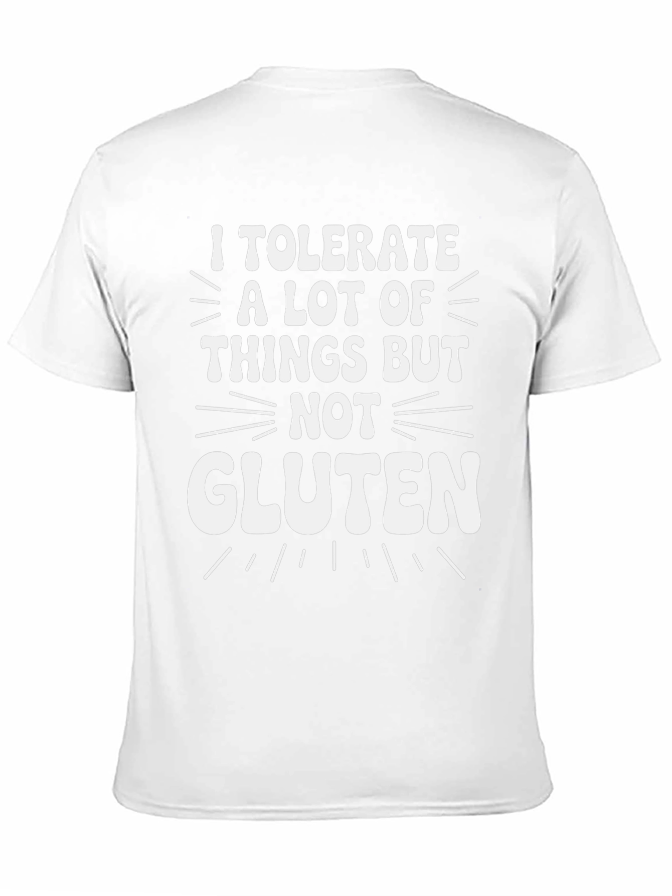 Camiseta Negra con Mensaje Divertido: I Tolerate...
