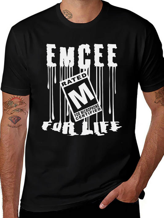 Camiseta EMCEE Rated M For Life - Estilo Urbano