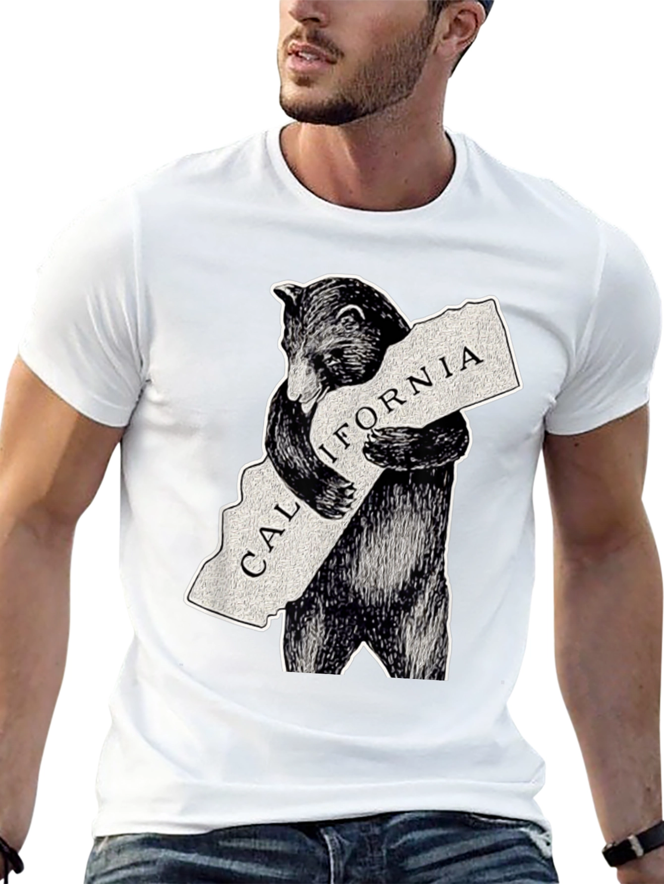 Camiseta Oso California - Diseño Único