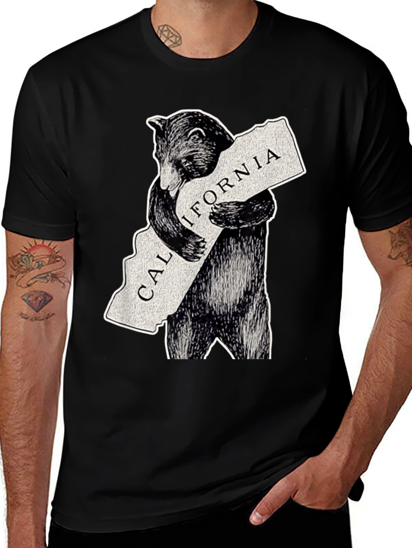 Camiseta Oso California - Diseño Único