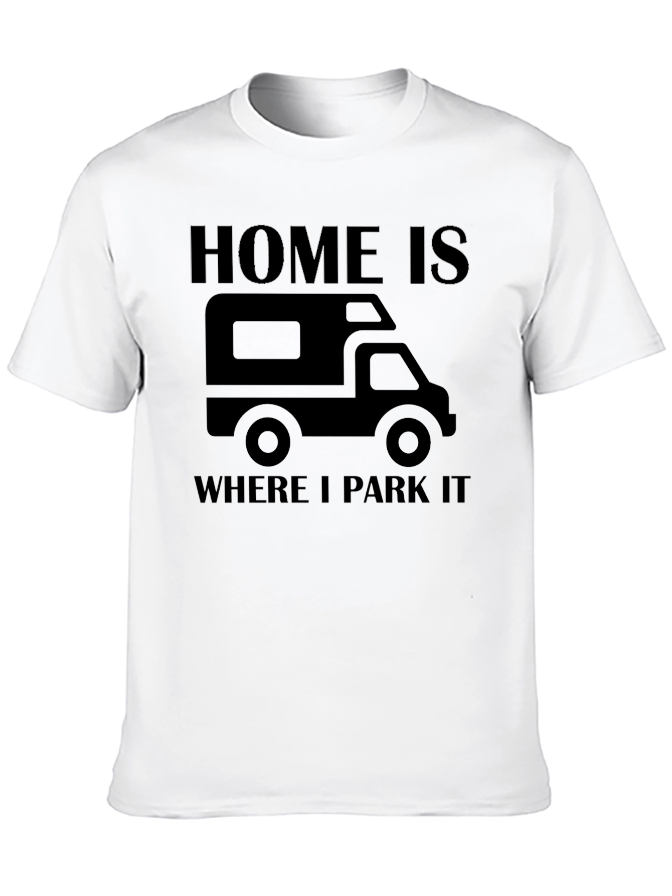 Camiseta Negra Home is Where I Park It