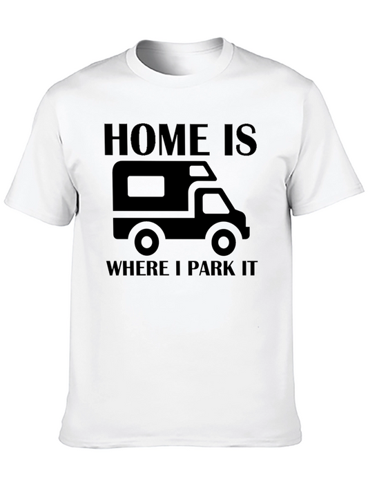 Camiseta Negra Home is Where I Park It