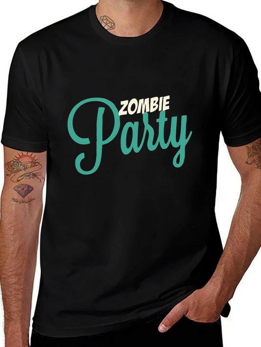 Camiseta Negra: ¡Fiesta Zombie!