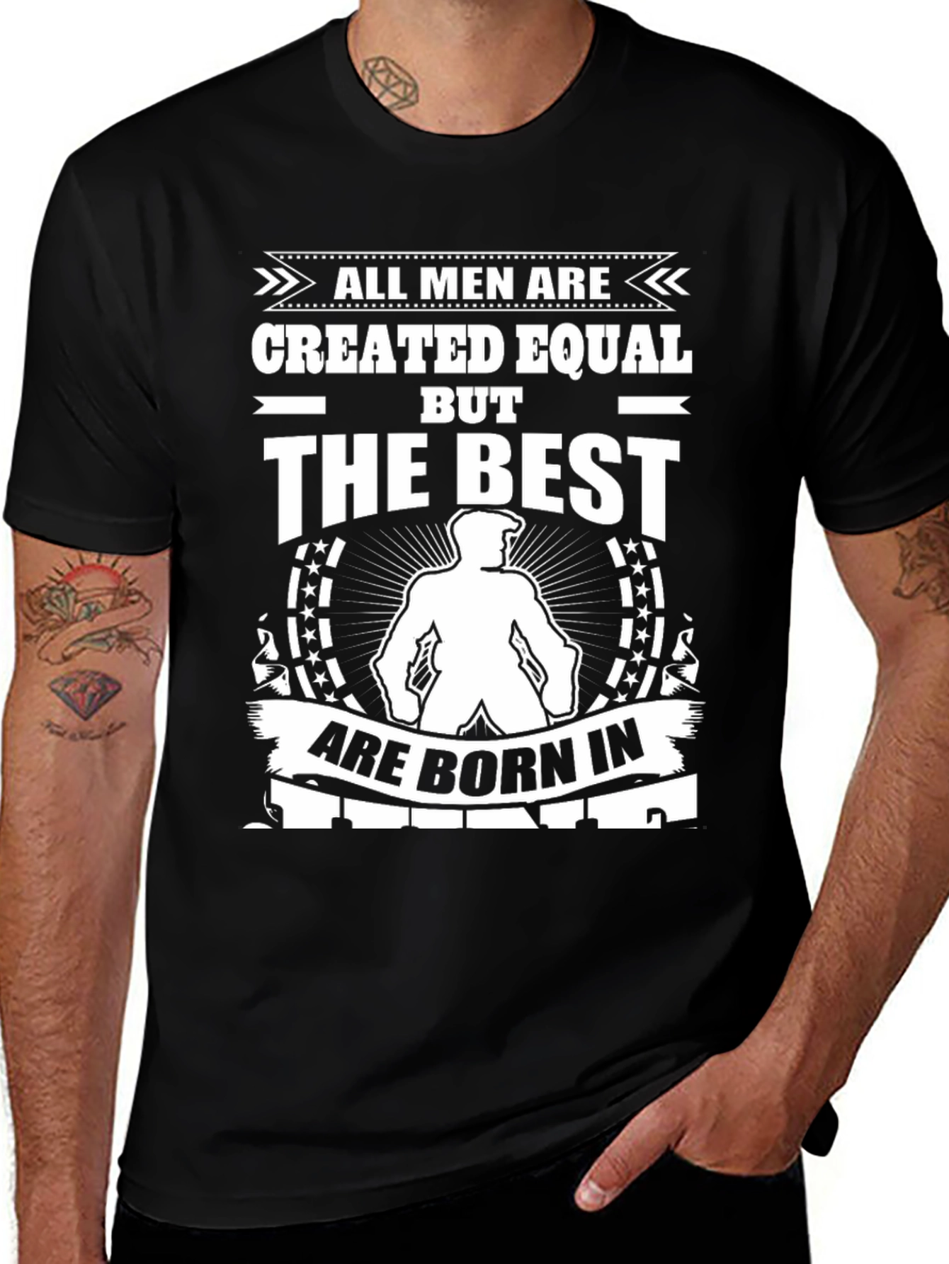 Camiseta Hombre: Todos los hombres son creados iguales