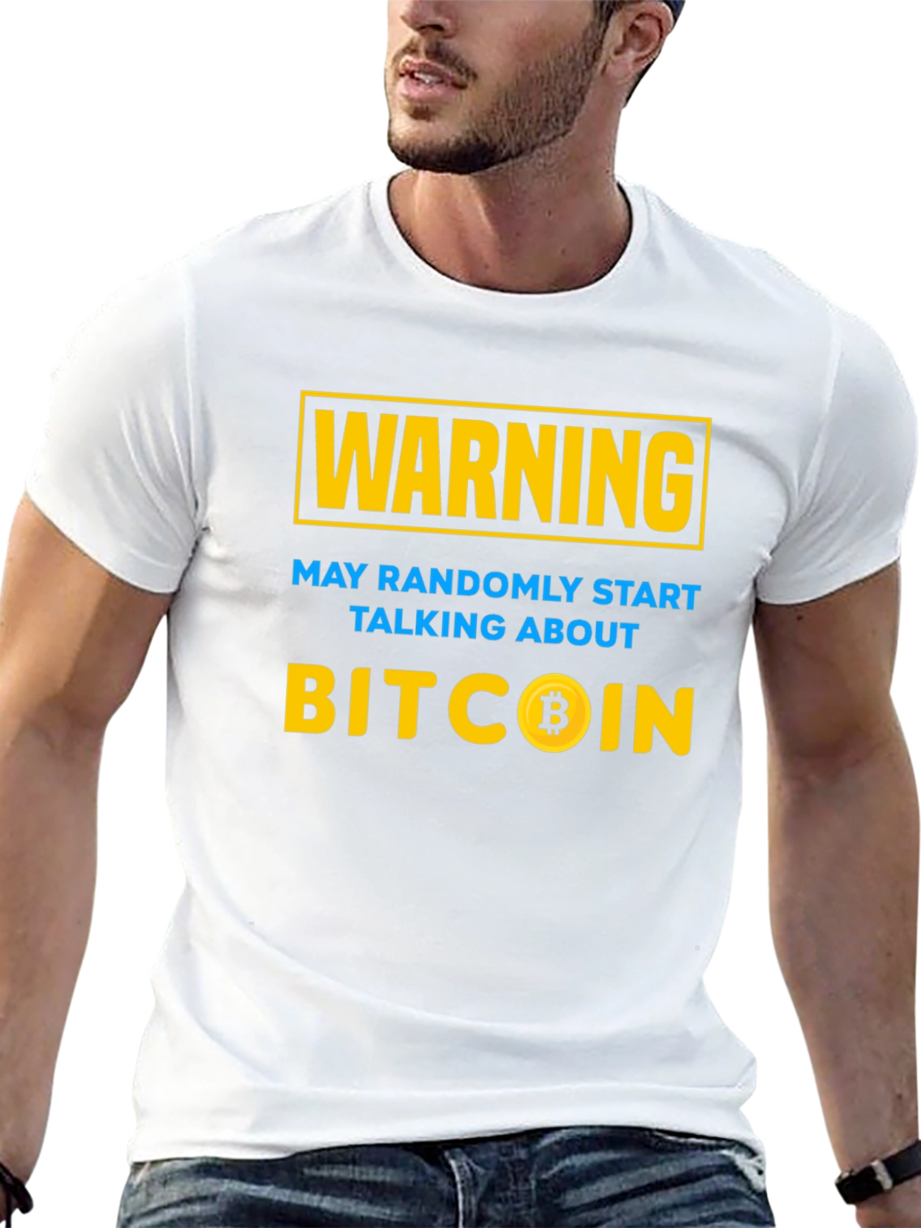 Camiseta Bitcoin: ¡Advertencia hablaré de cripto!