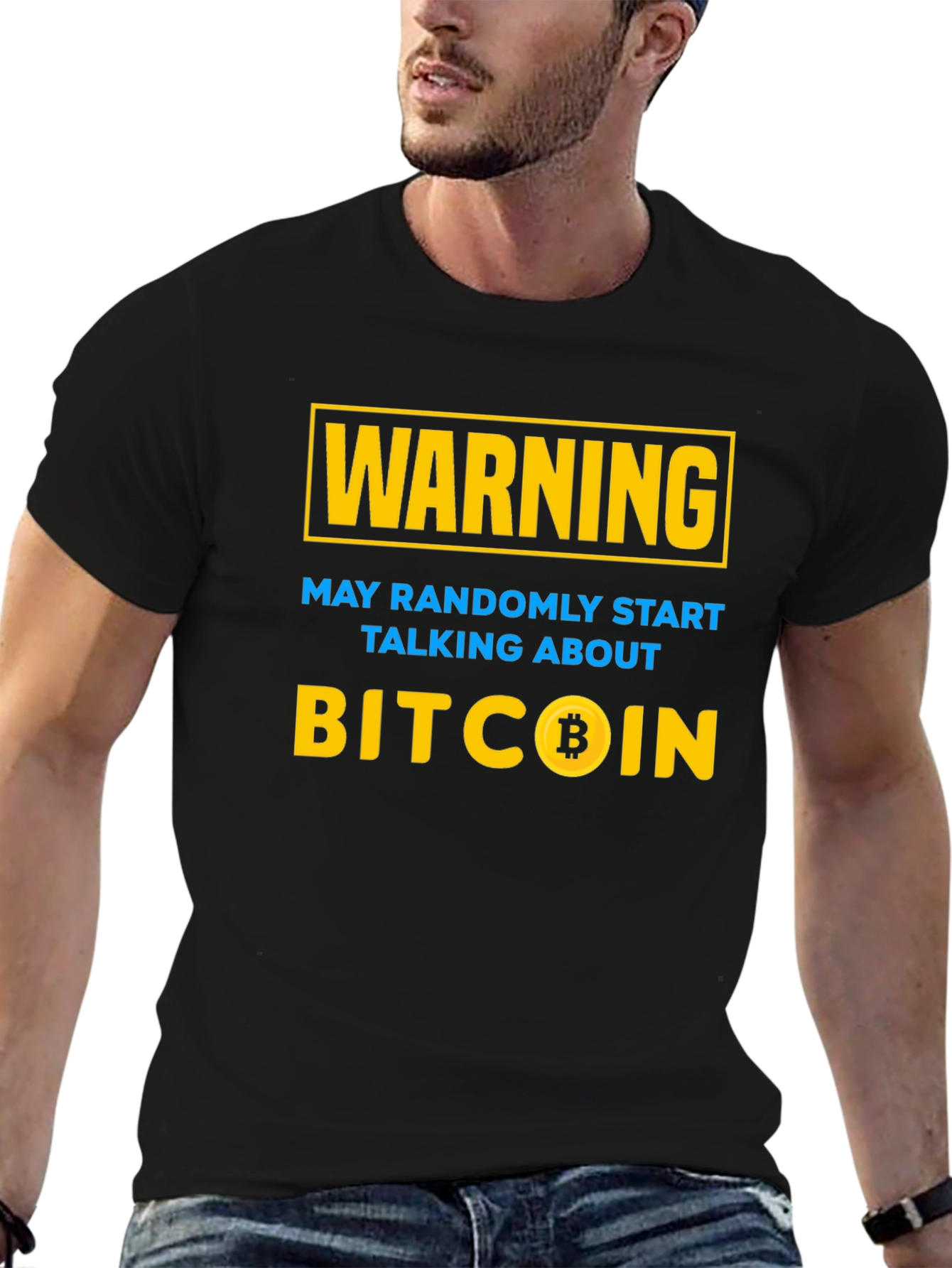 Camiseta Bitcoin: ¡Advertencia hablaré de cripto!