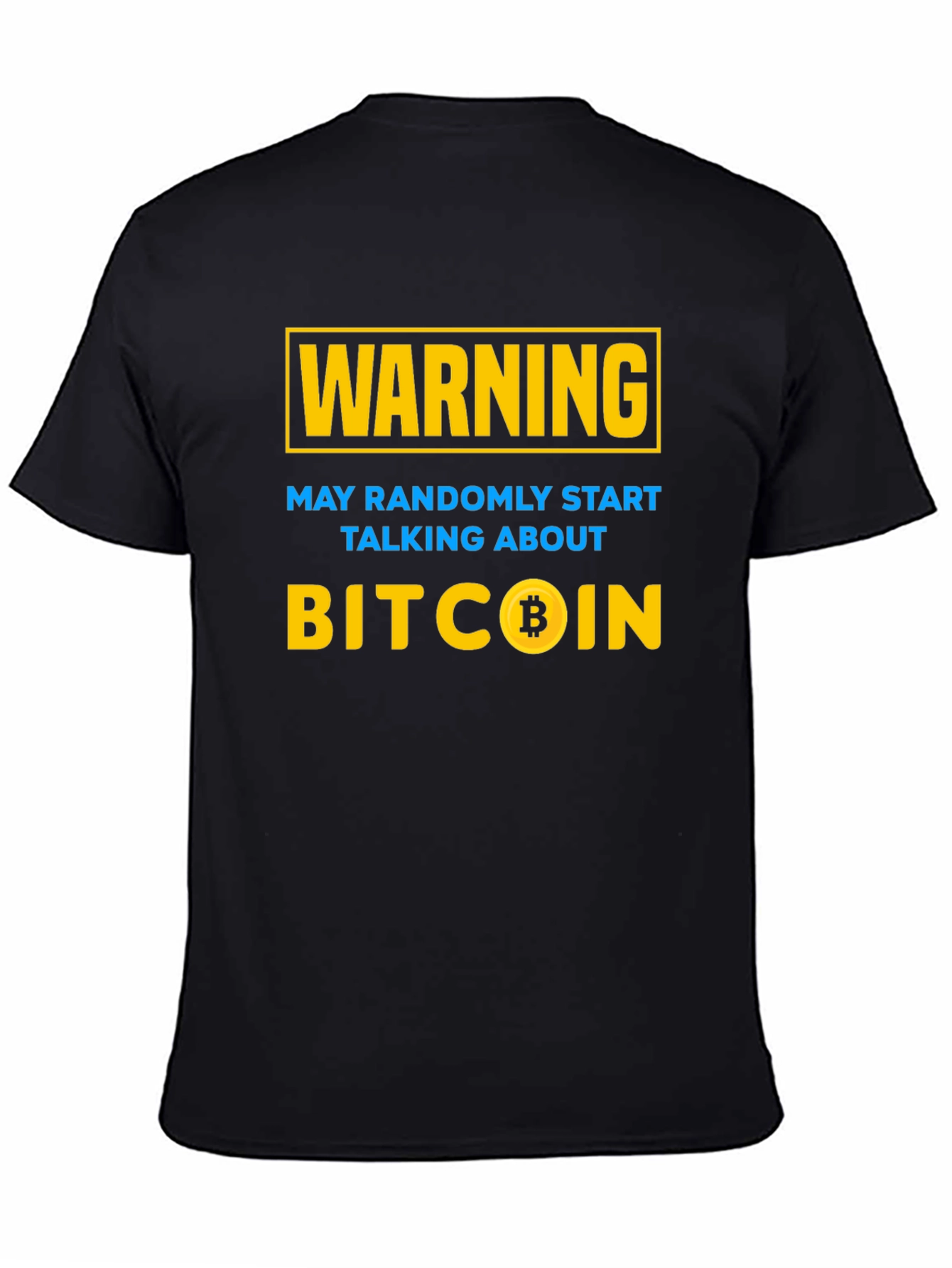 Camiseta Bitcoin: ¡Advertencia hablaré de cripto!