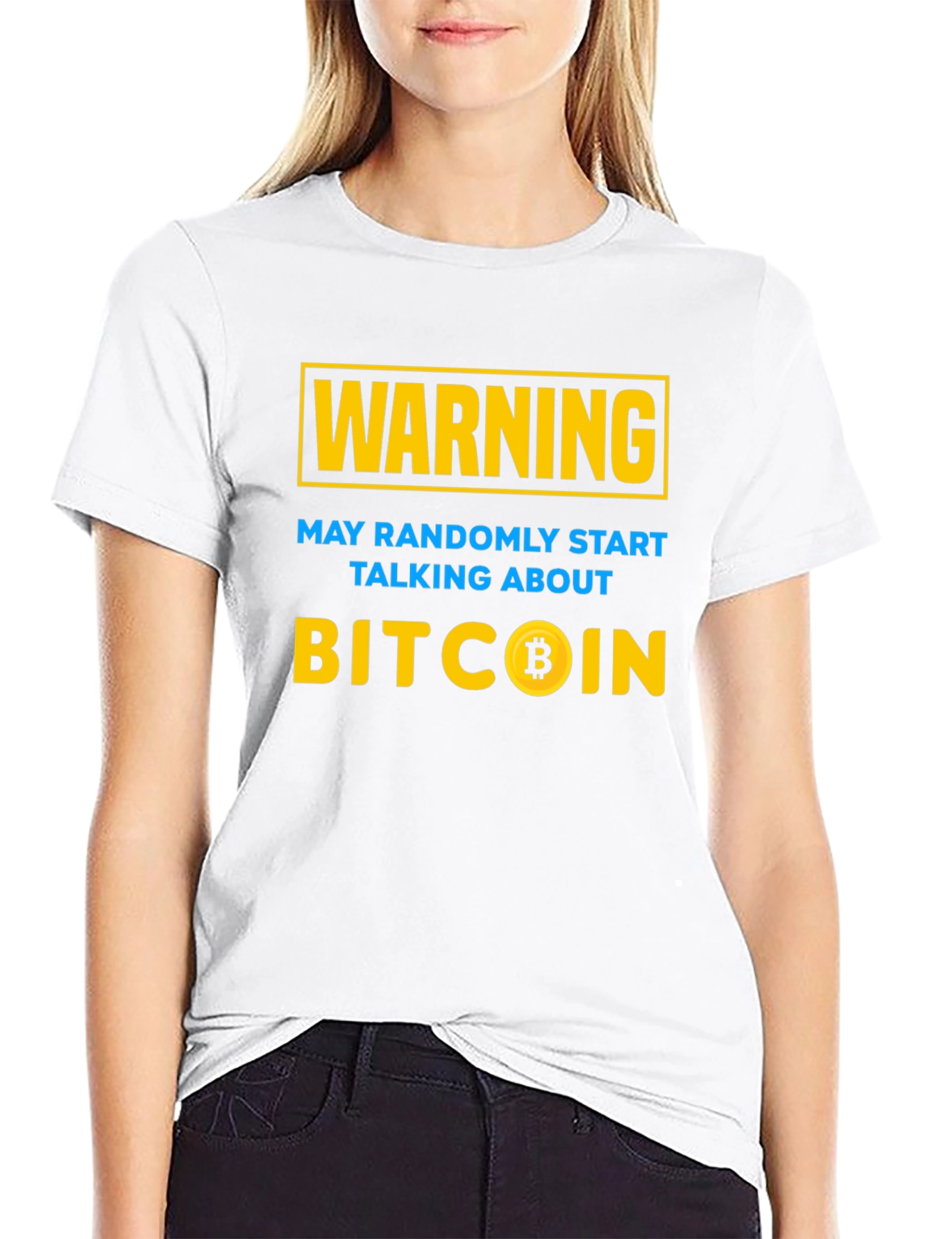 Camiseta Bitcoin: ¡Advertencia hablaré de cripto!