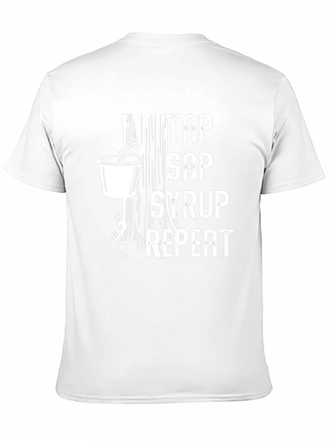 Camiseta Negra: Tap Sap Syrup Repeat