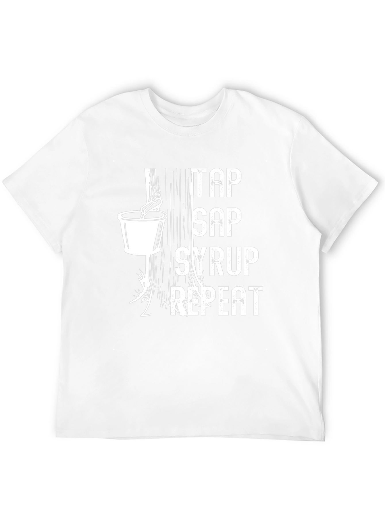Camiseta Negra: Tap Sap Syrup Repeat