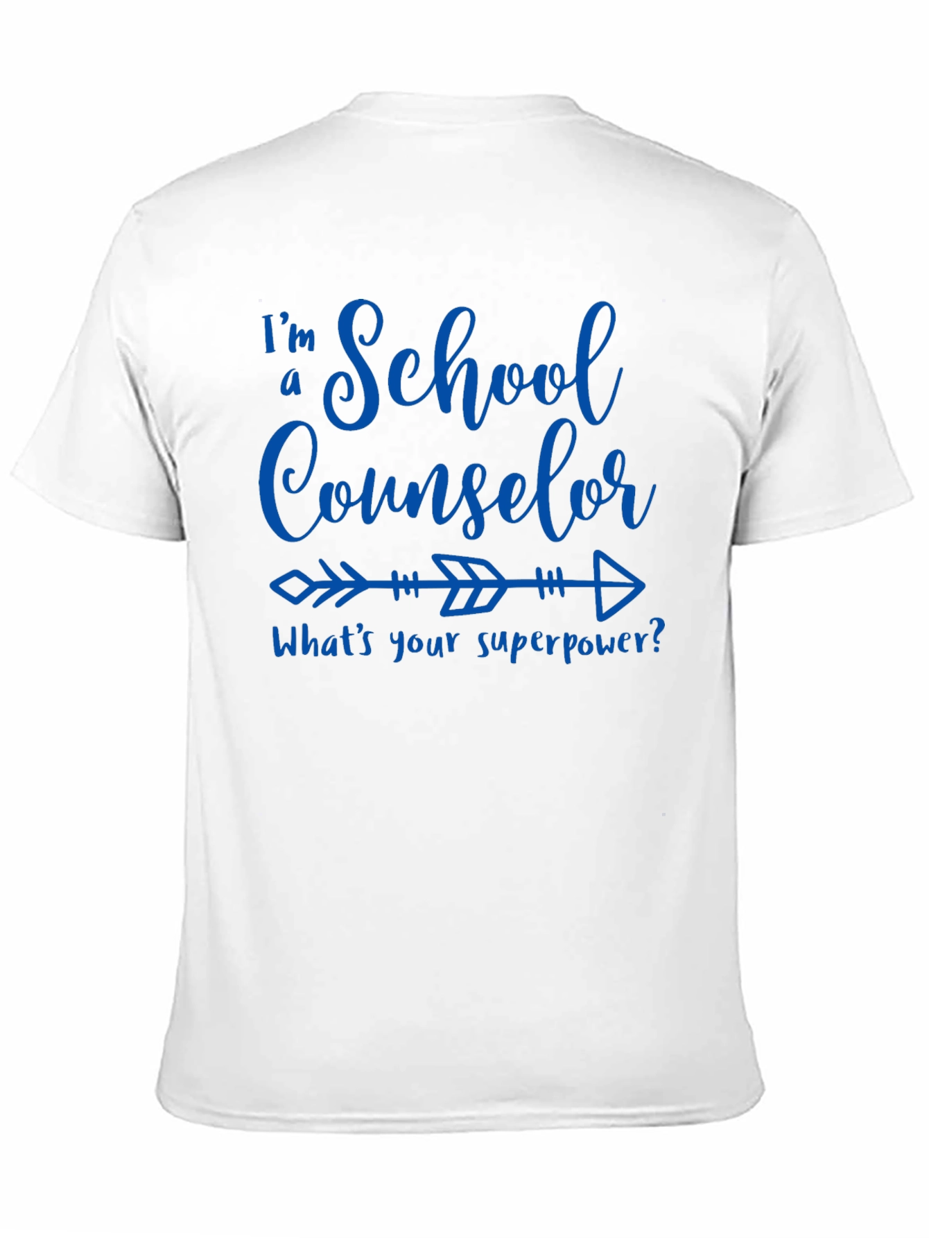 Camiseta Negra School Counselor Superpower