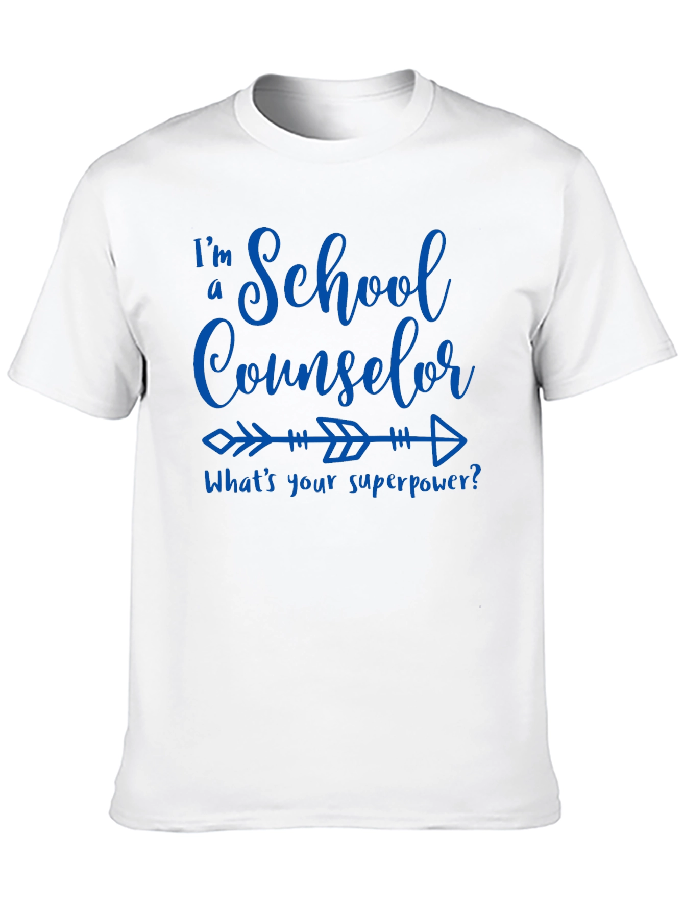 Camiseta Negra School Counselor Superpower