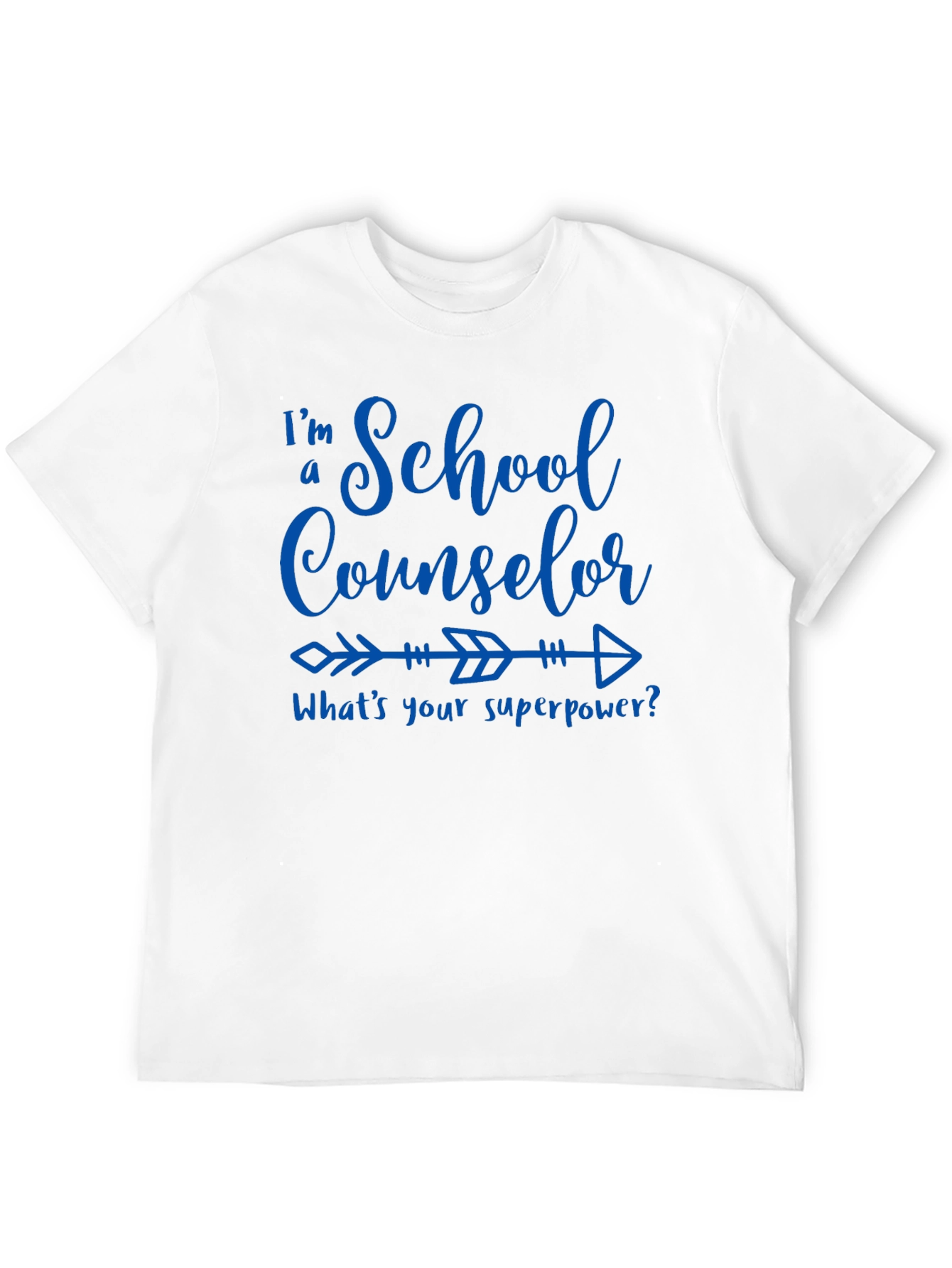 Camiseta Negra School Counselor Superpower