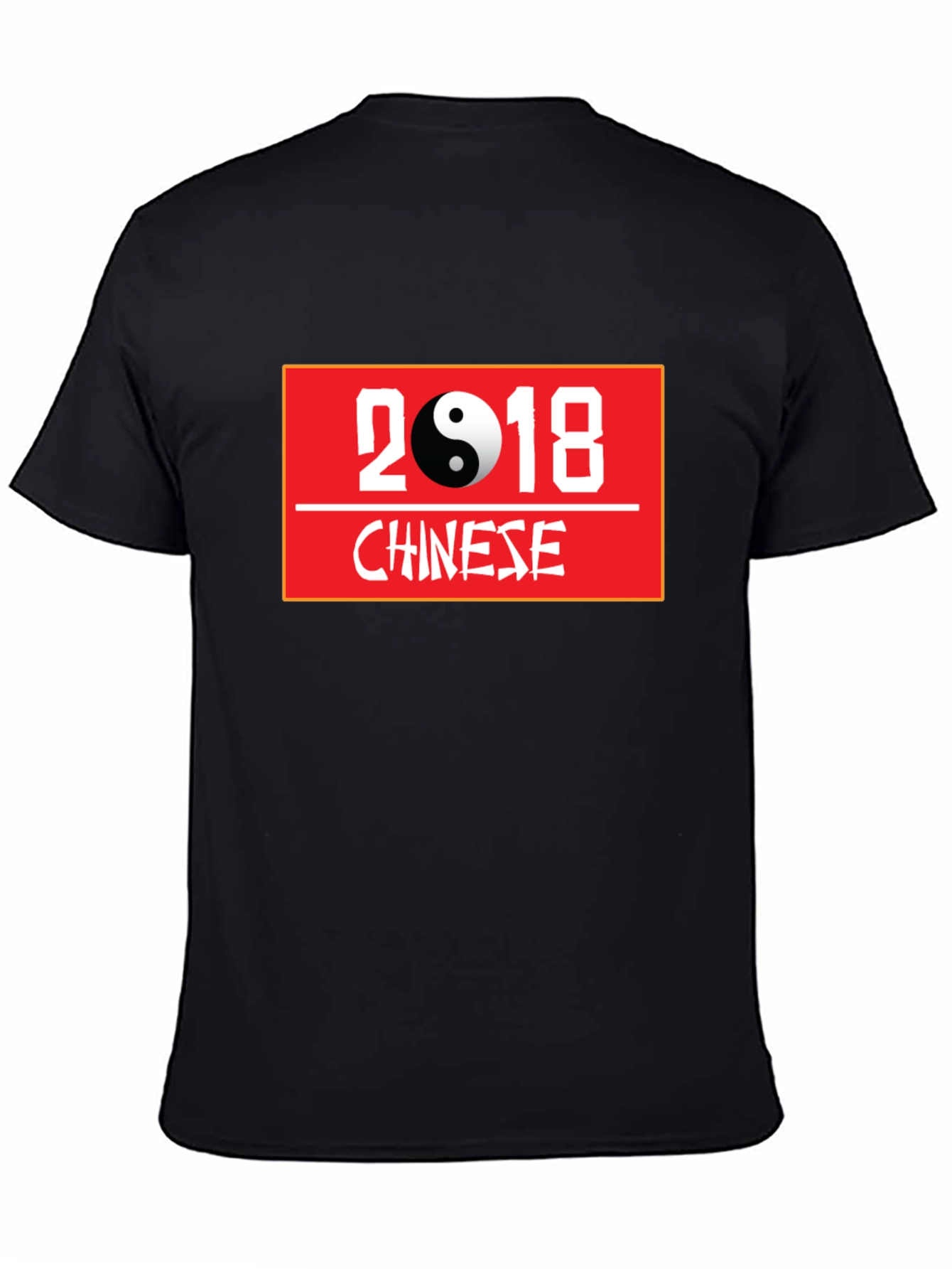Camiseta Negra Año Nuevo Chino 2018