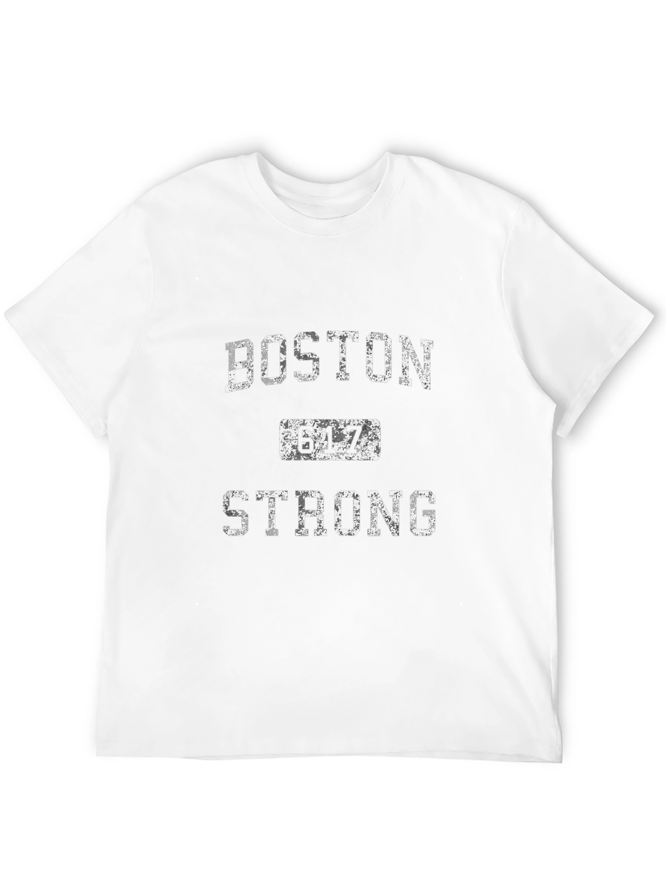 Camiseta Negra Boston 617 Strong