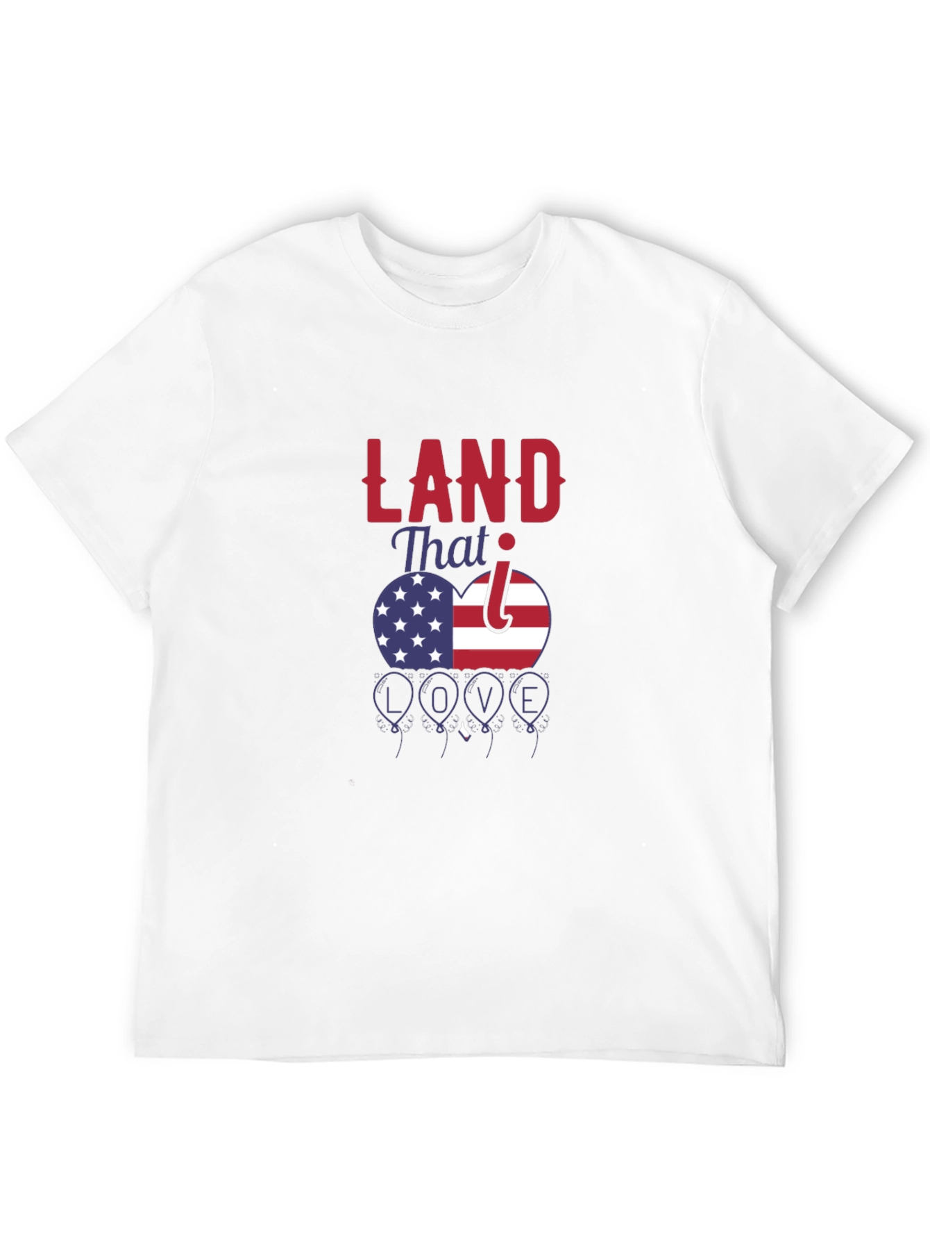 Camiseta Negra Patriótica Land That I Love