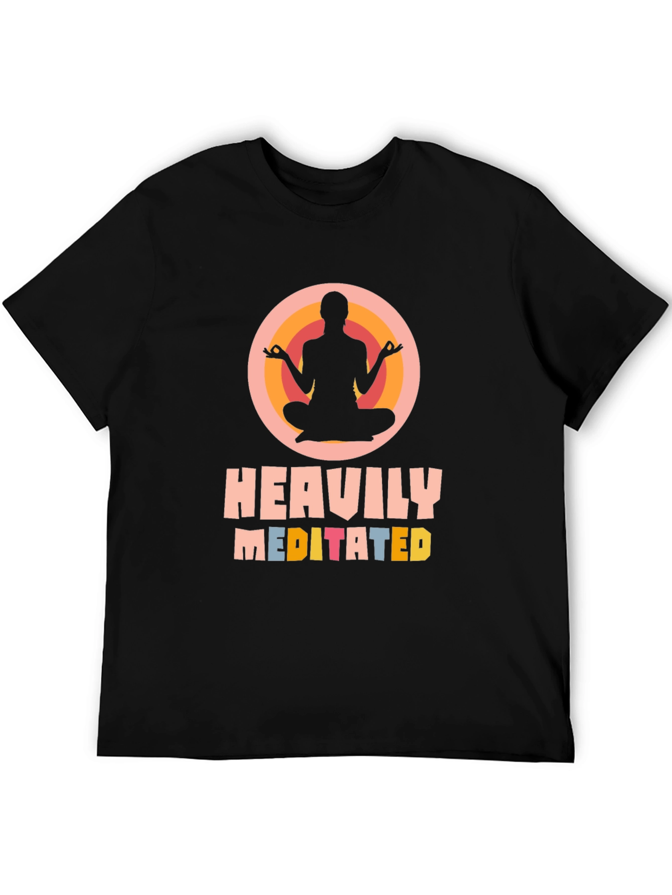 Camiseta Negra Meditación Intensa