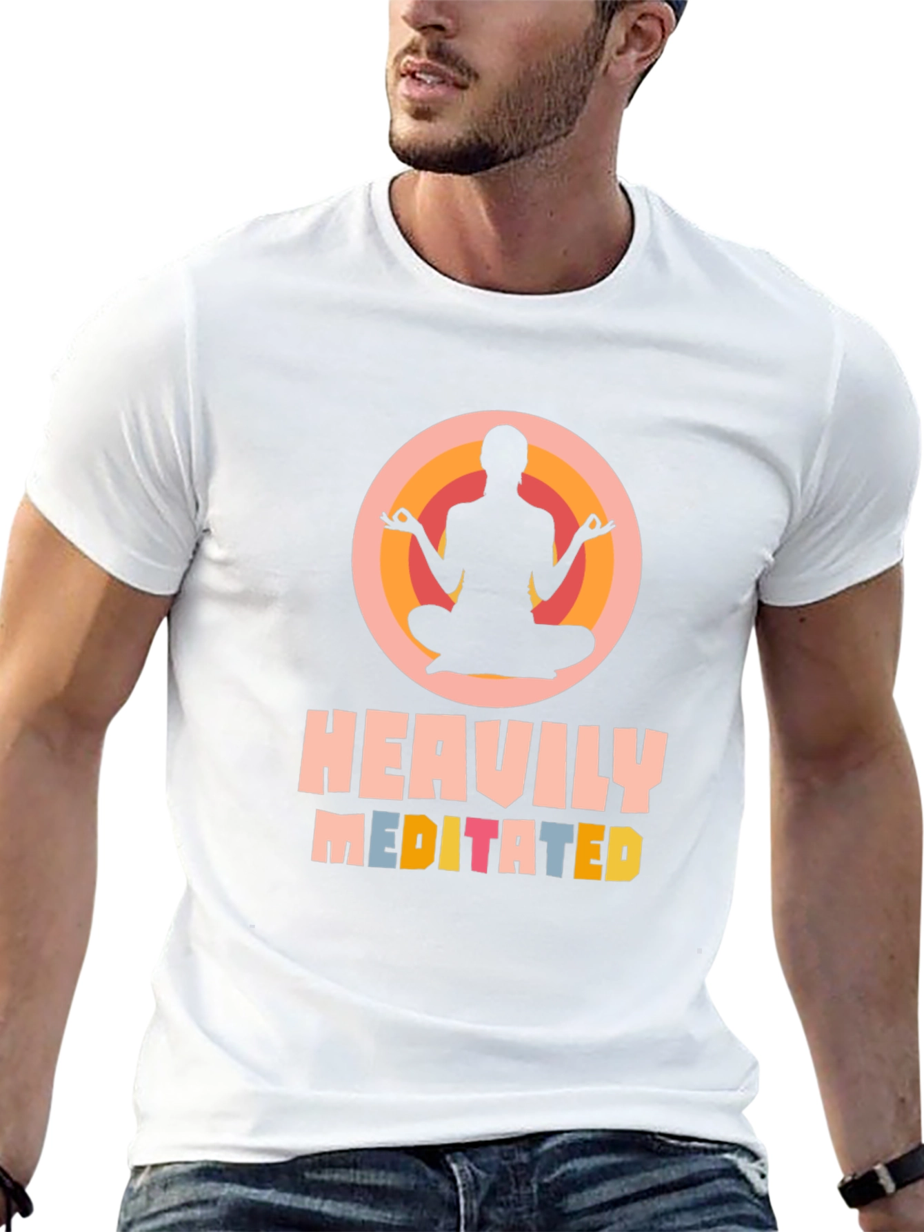 Camiseta Negra Meditación Intensa