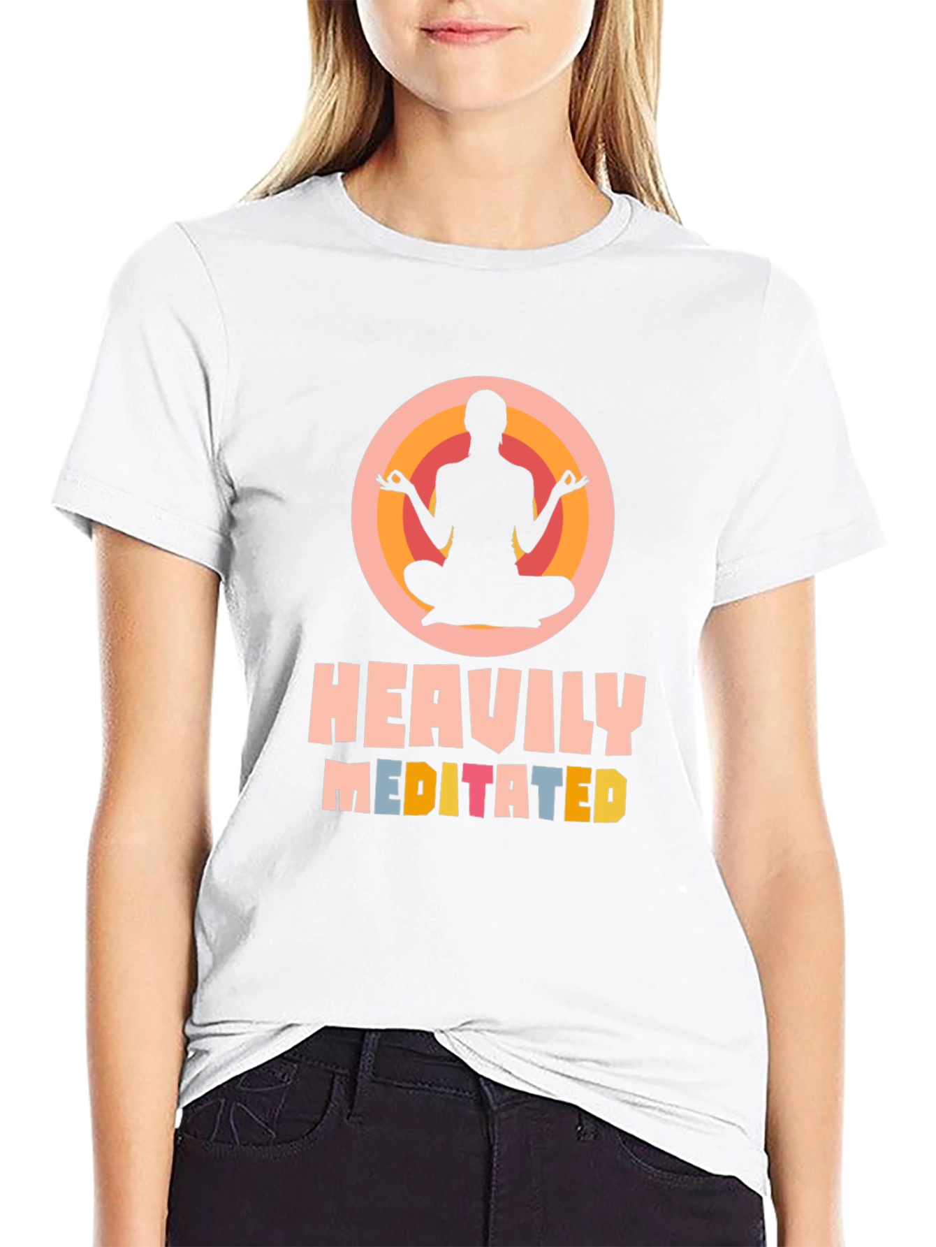 Camiseta Negra Meditación Intensa