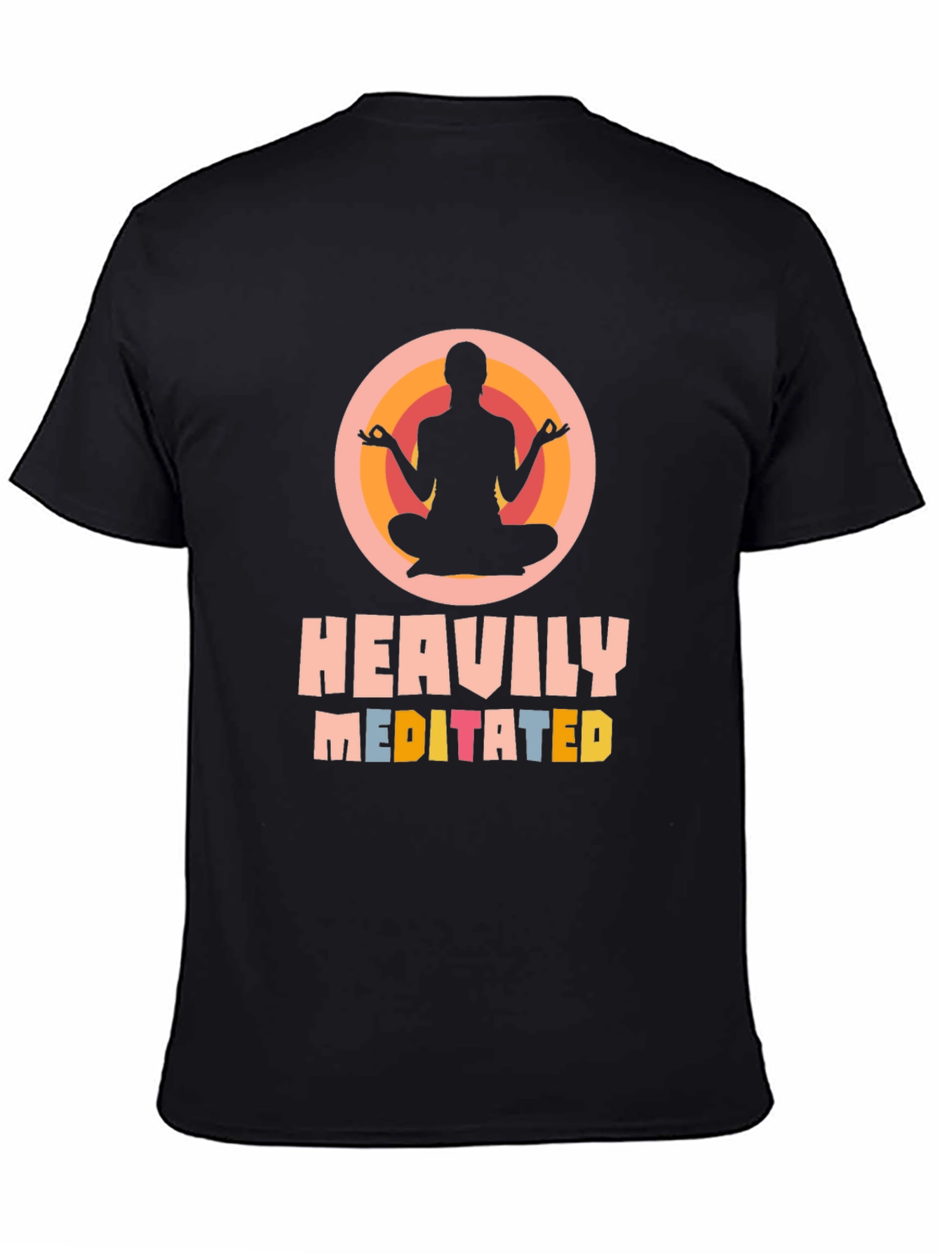 Camiseta Negra Meditación Intensa
