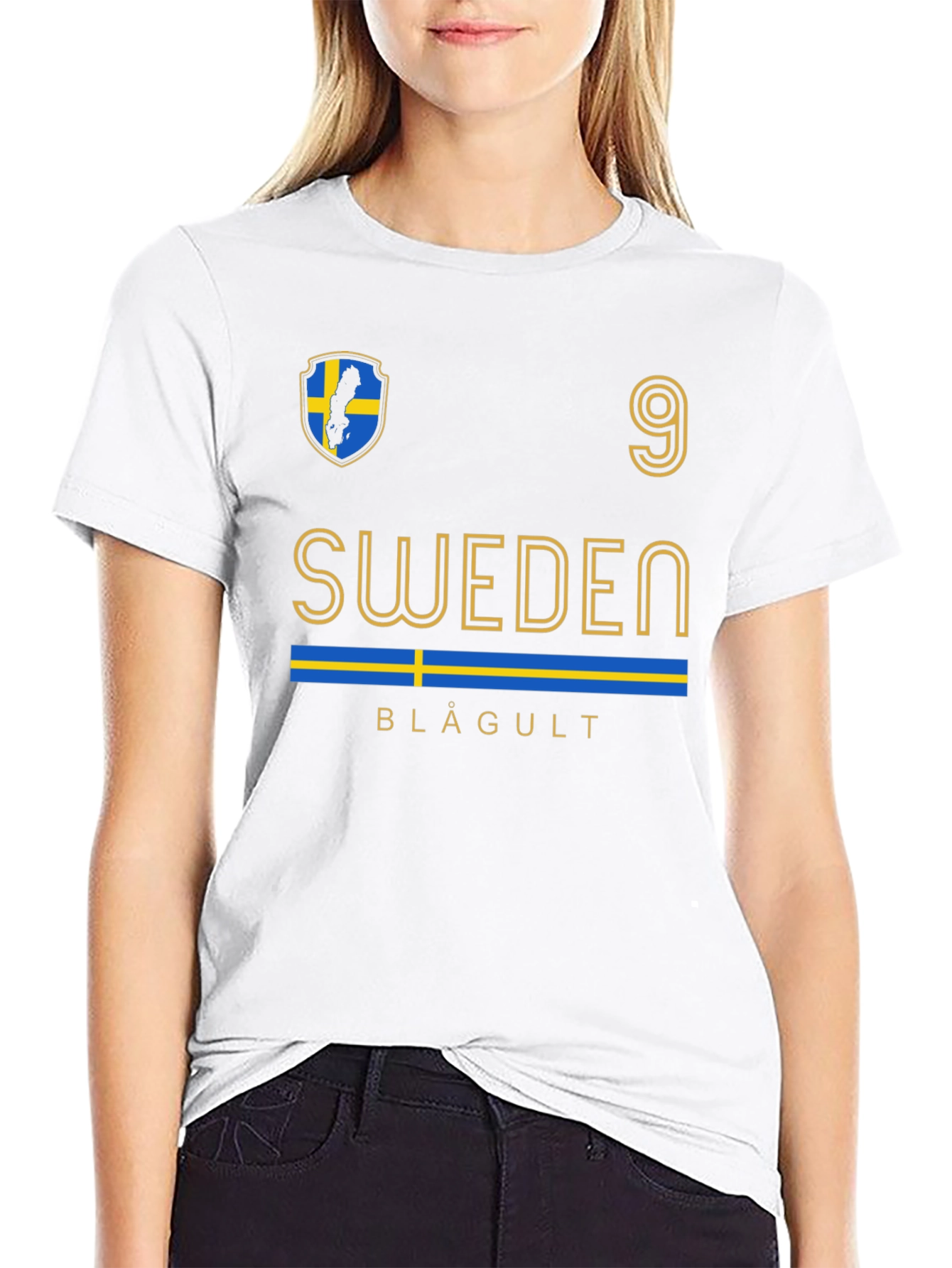 Camiseta Suecia Fútbol Número 9