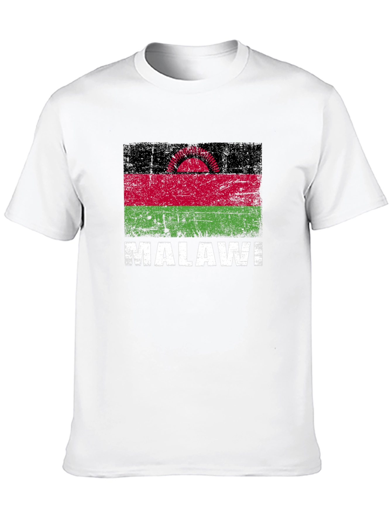 Camiseta Malawi - Diseño Bandera Retro