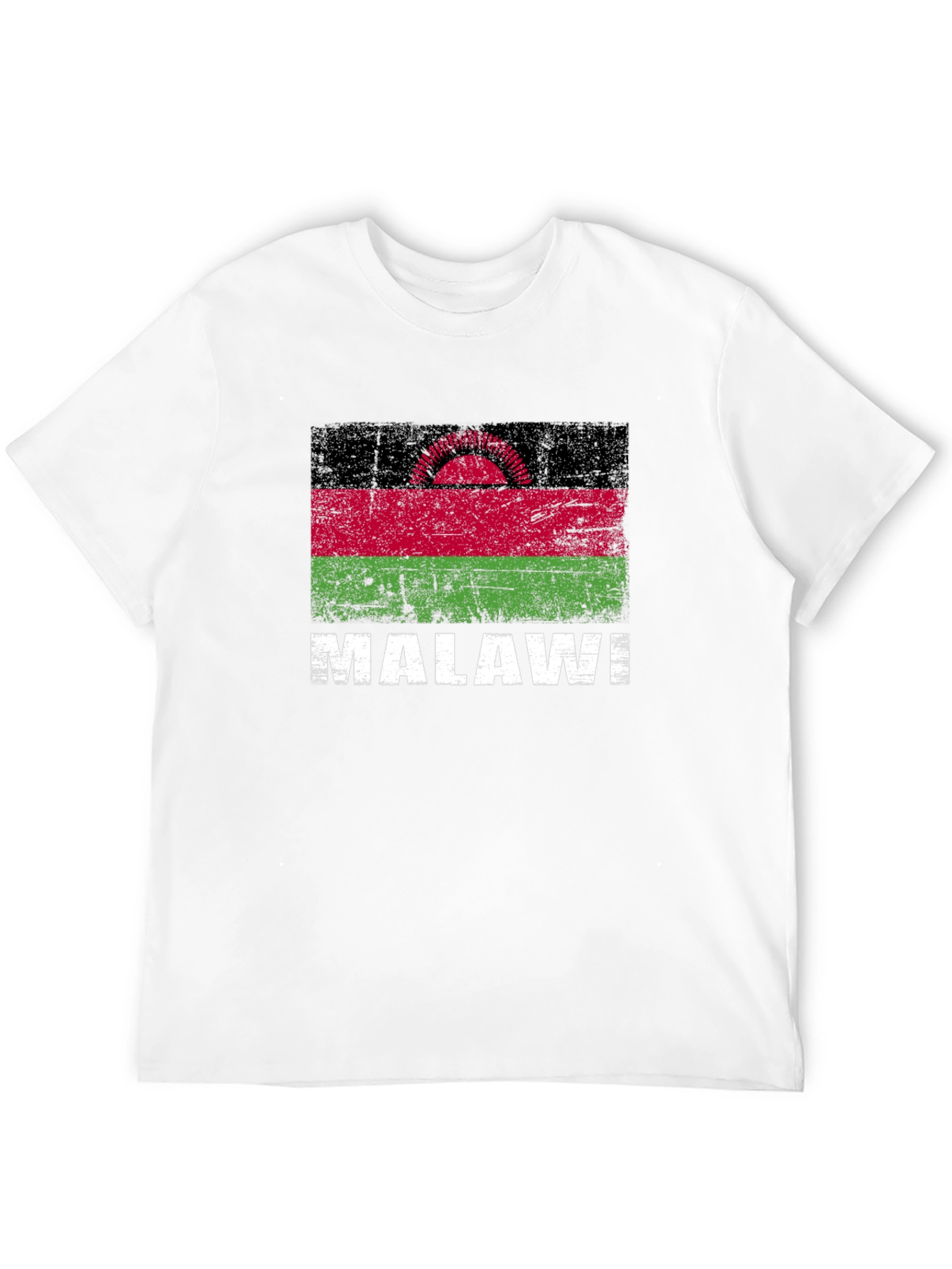 Camiseta Malawi - Diseño Bandera Retro