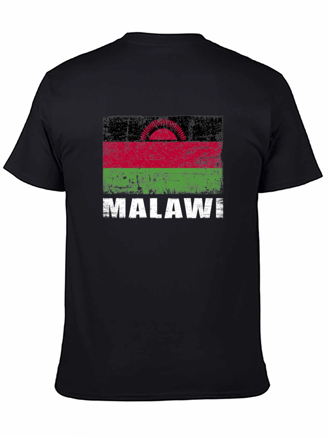 Camiseta Malawi - Diseño Bandera Retro