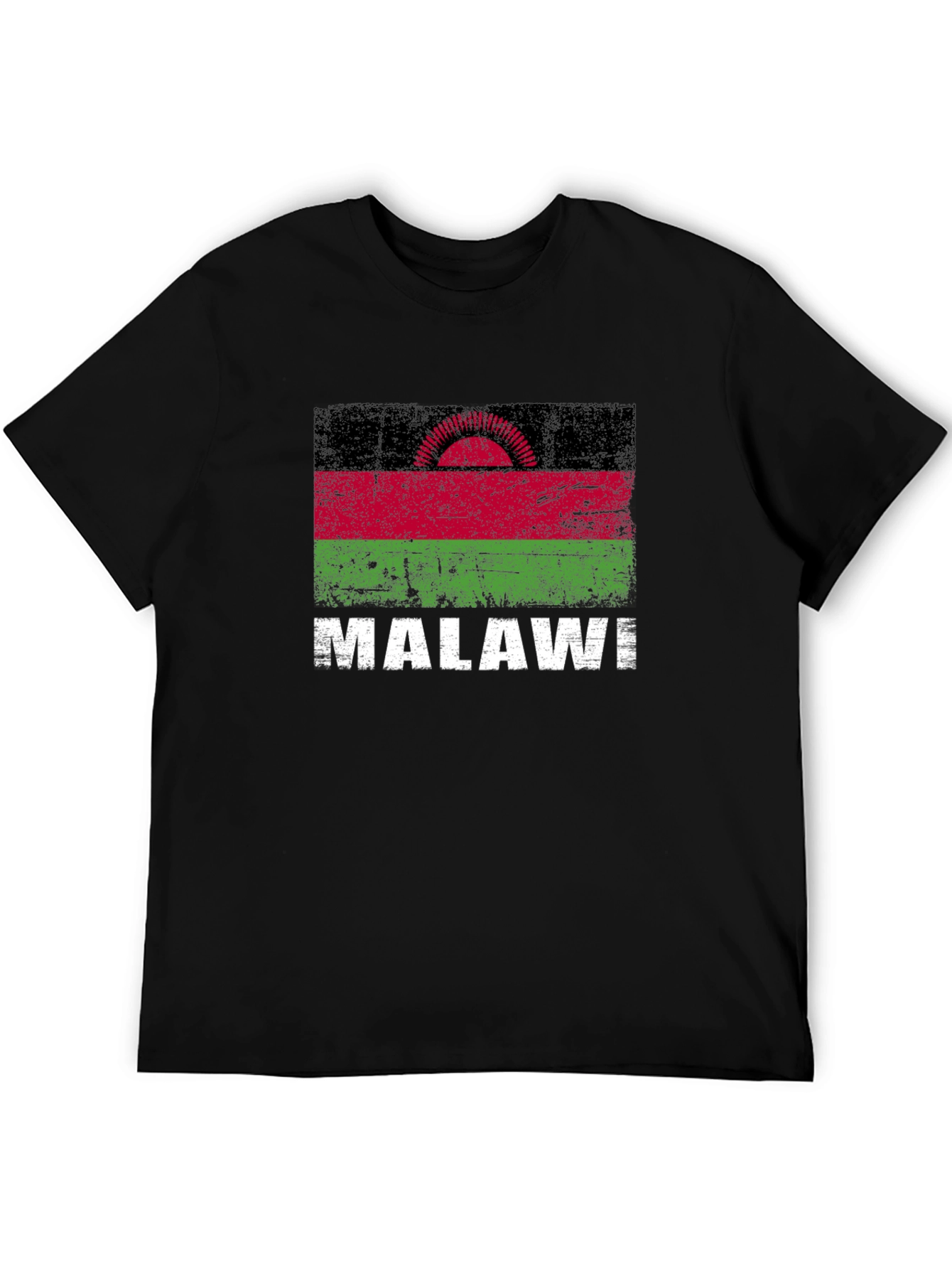 Camiseta Malawi - Diseño Bandera Retro