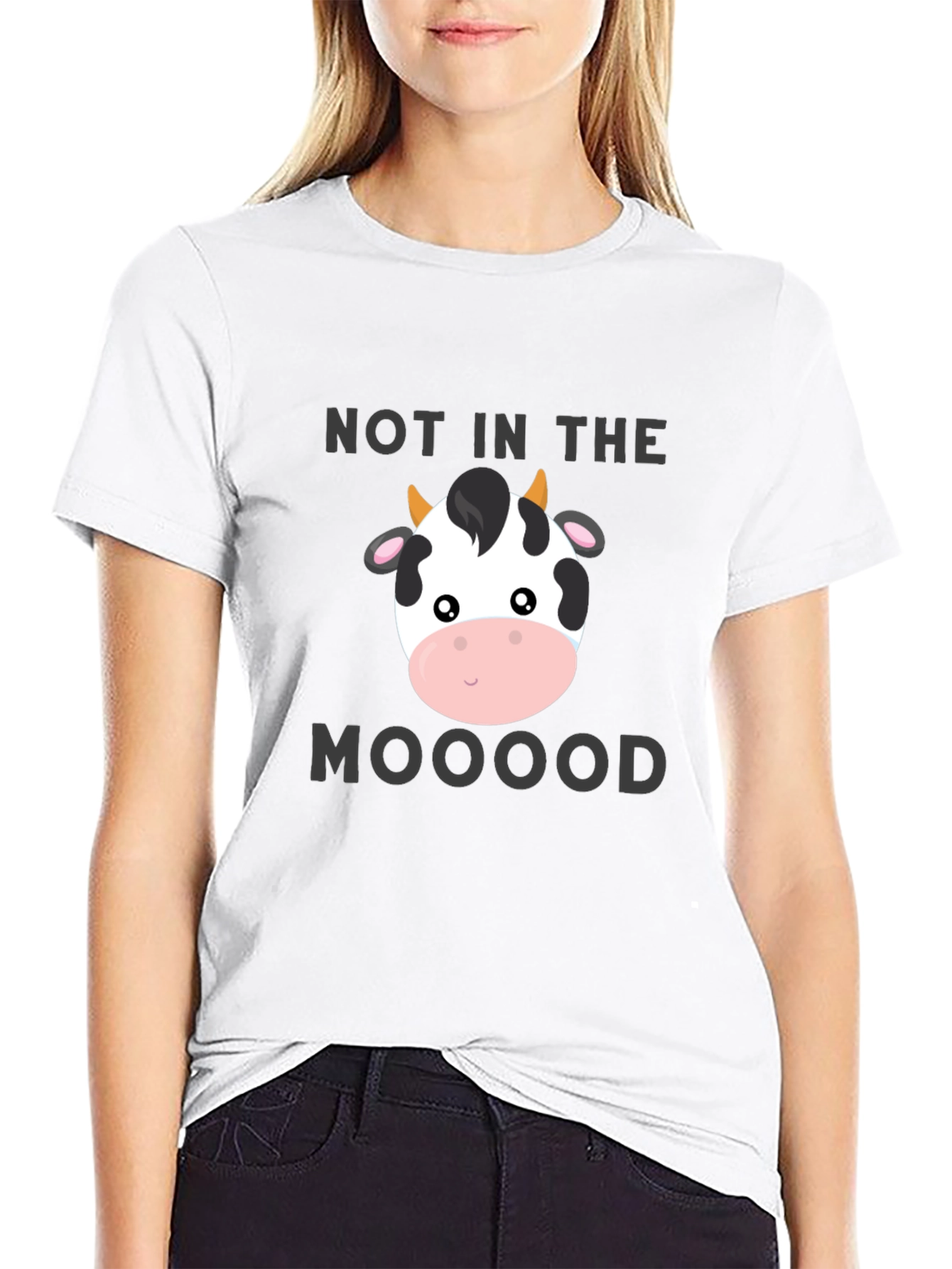 Camiseta Negra No In The Mooood