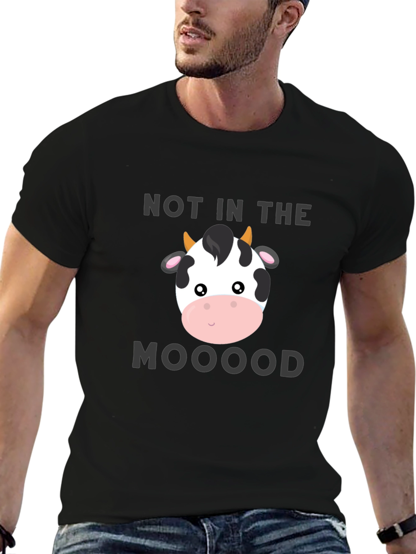 Camiseta Negra No In The Mooood