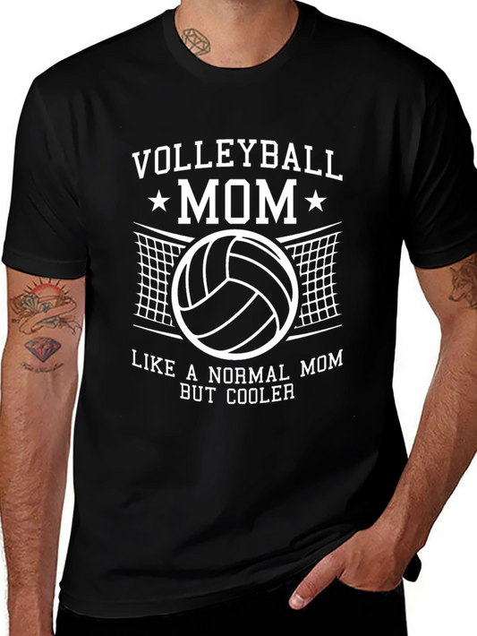 Camiseta Negra Voleibol Mamá - Estilo y Comodidad