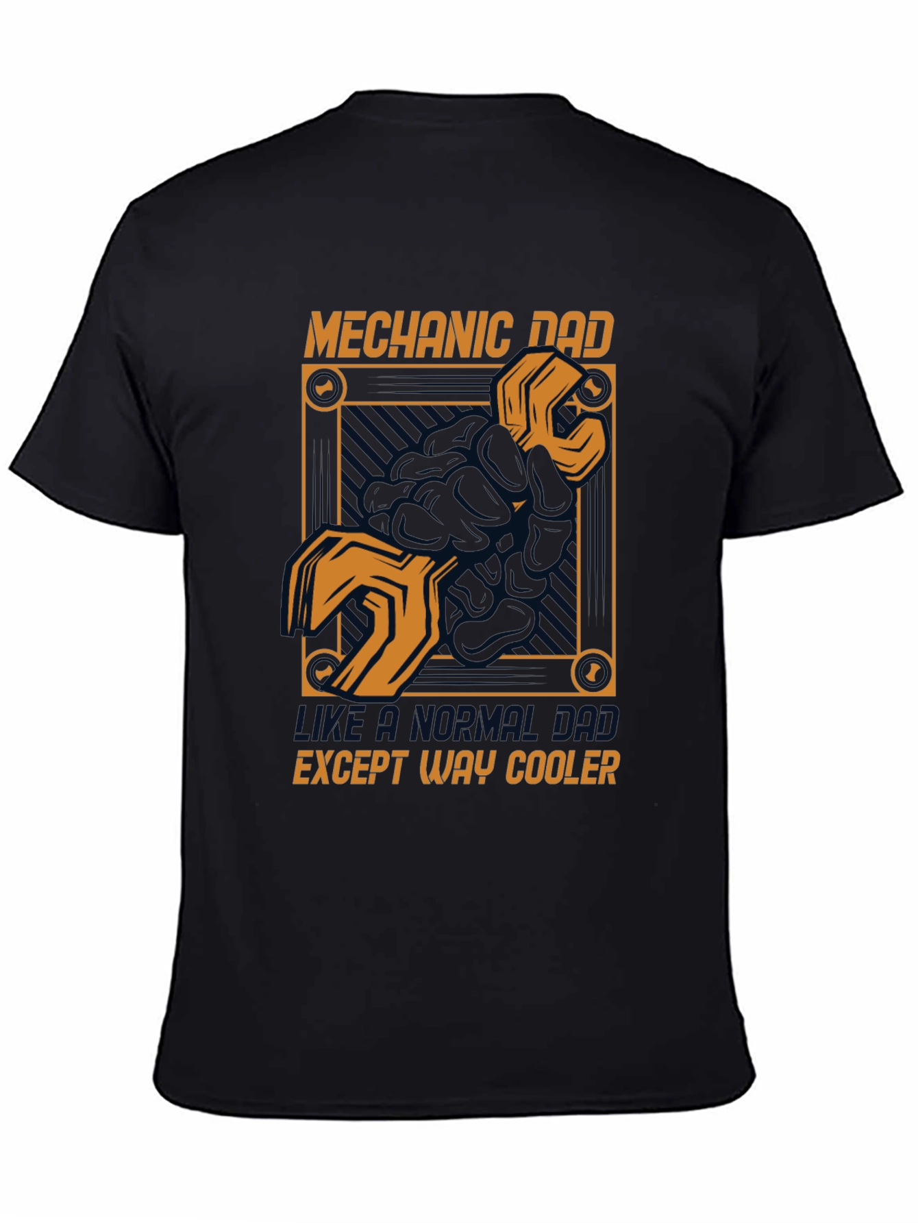 Camiseta Negra Mechanic Dad