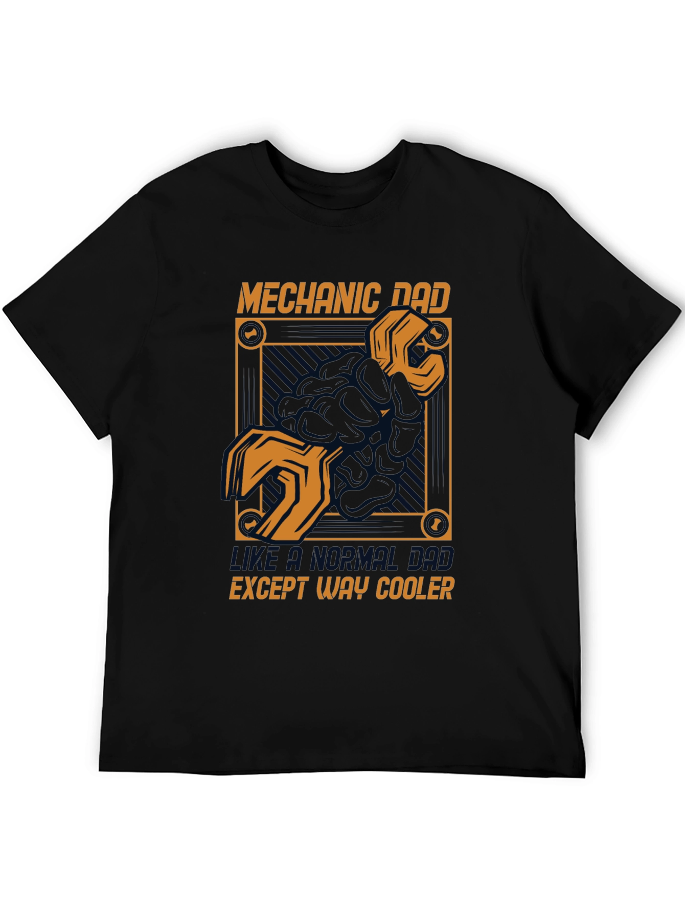 Camiseta Negra Mechanic Dad