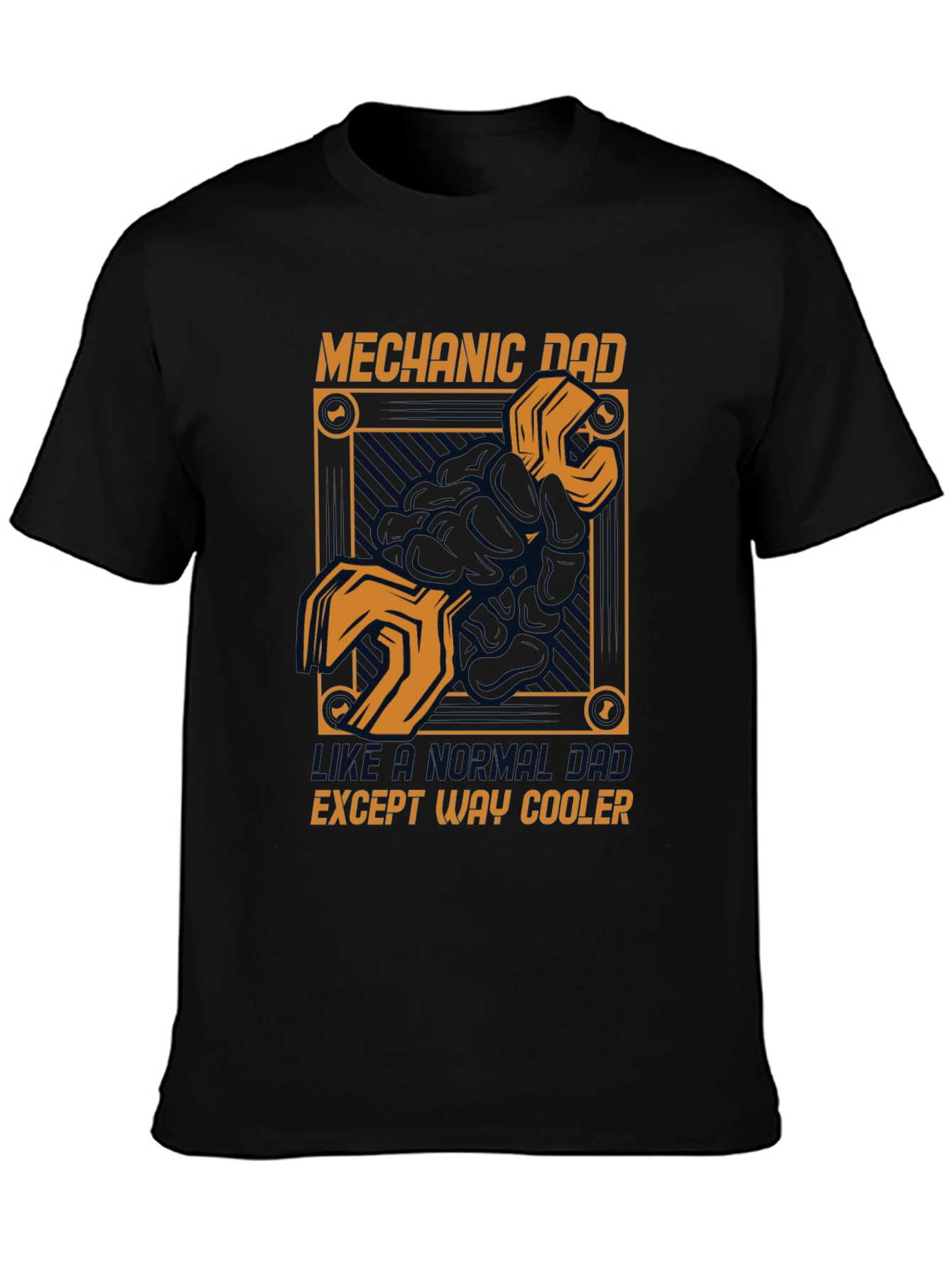Camiseta Negra Mechanic Dad
