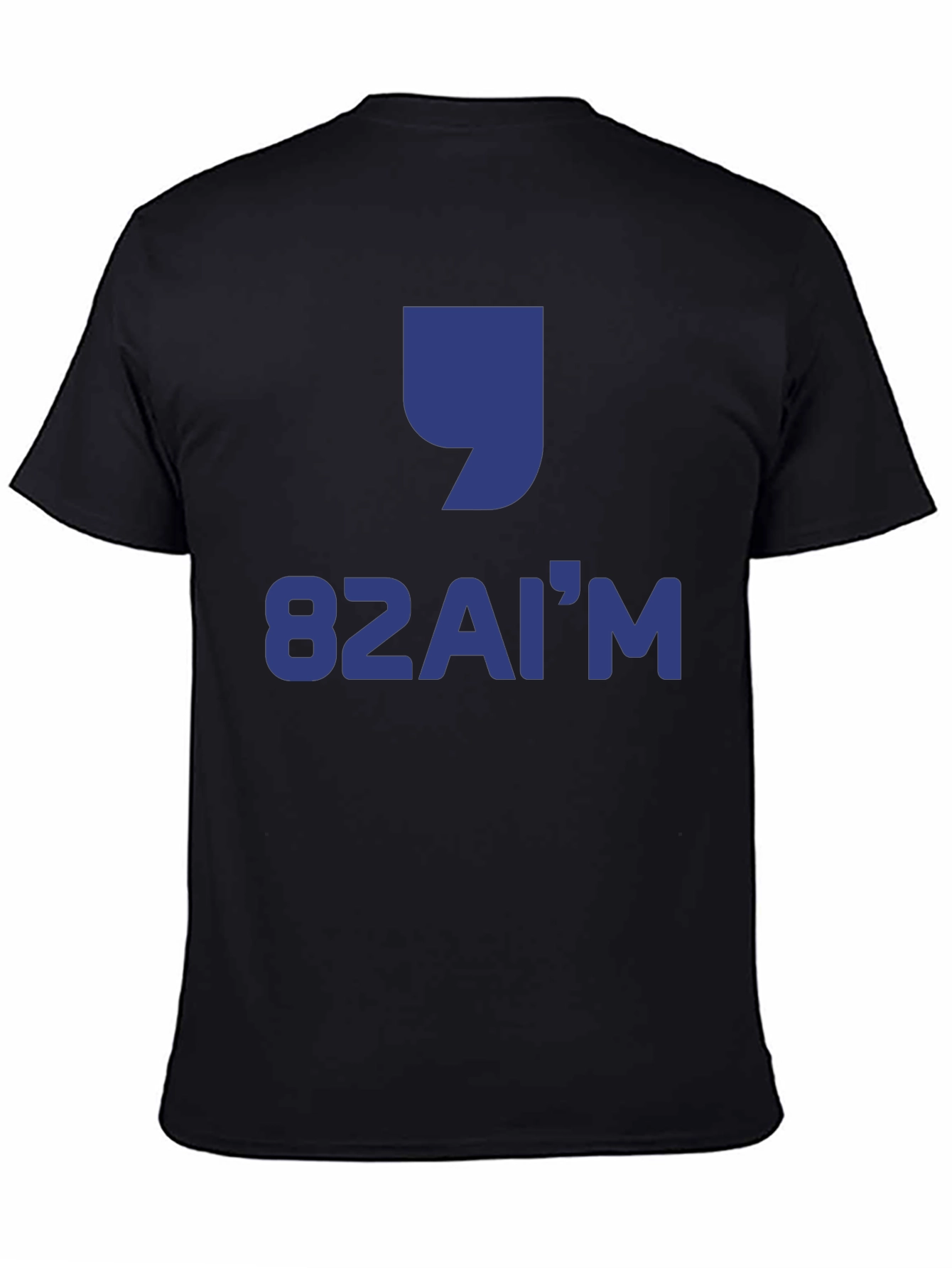 Camiseta Negra Estampada 82AIM