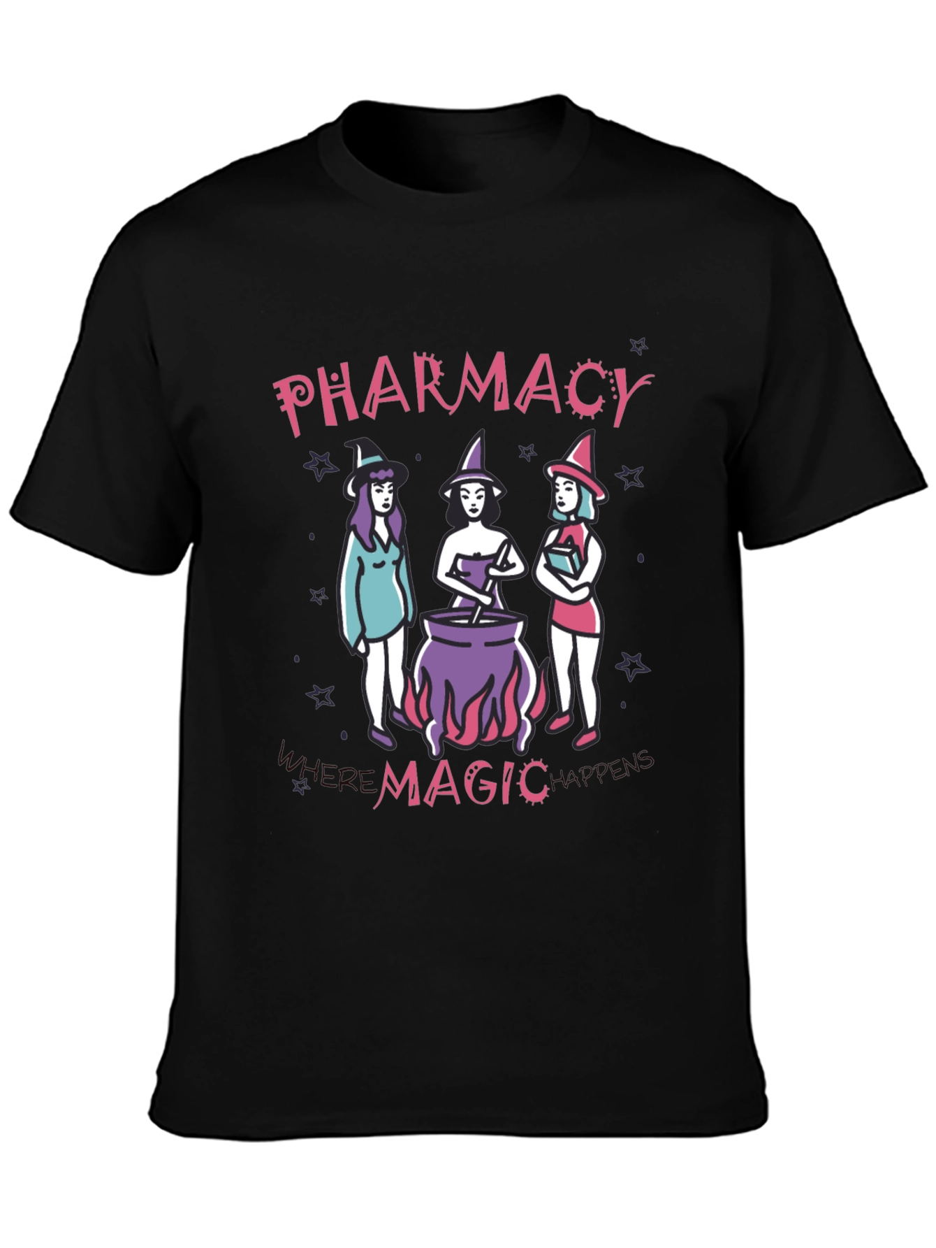 Camiseta Negra Pharmacy Magic