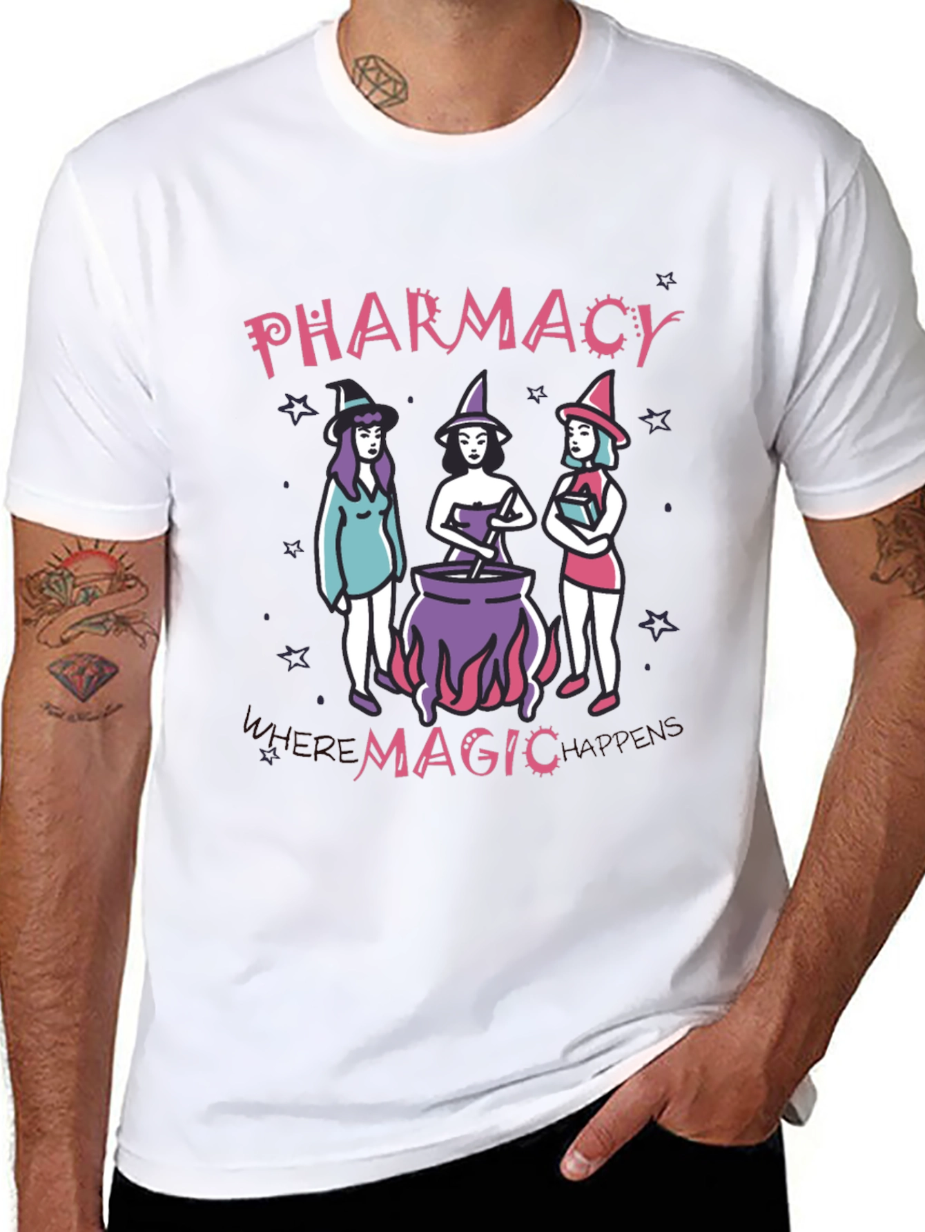 Camiseta Negra Pharmacy Magic