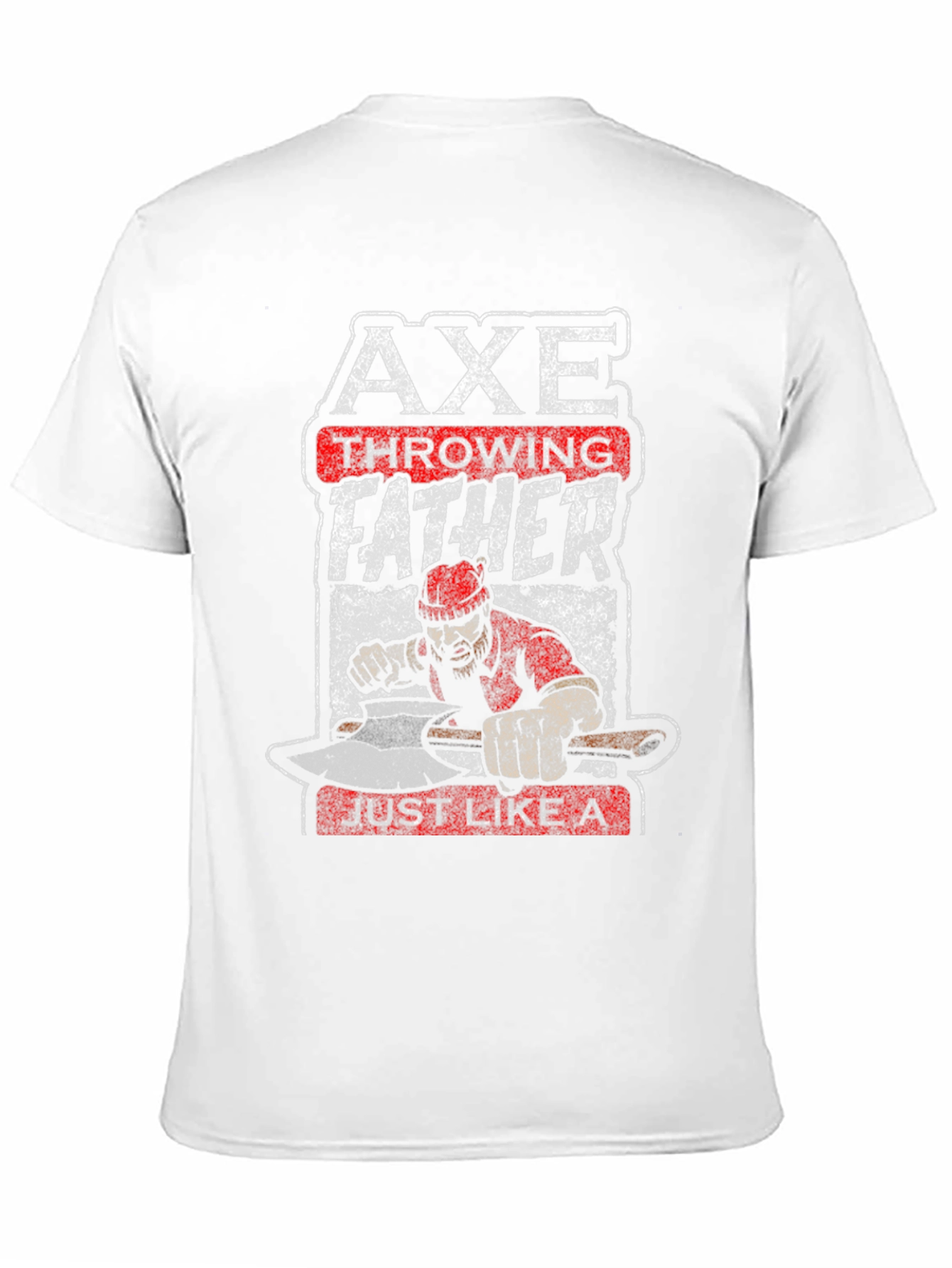 Camiseta Axe Throwing Father para Papá Leñador