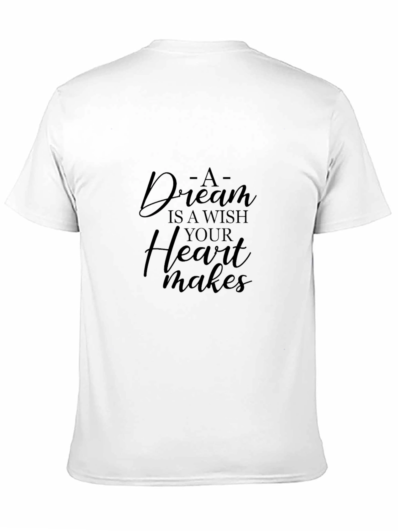 Camiseta Negra con Diseño Inspirador